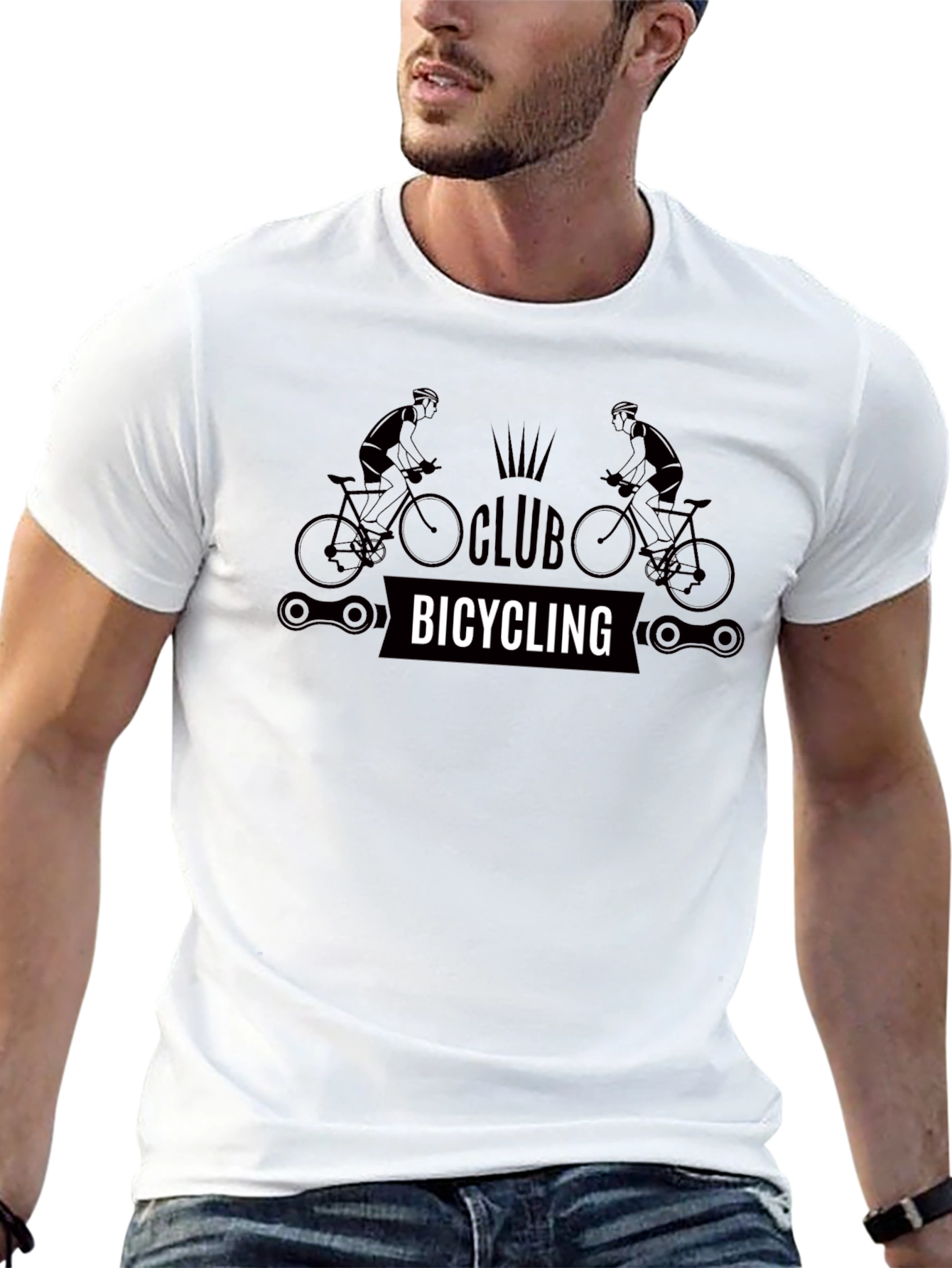 Bicycling Club T-Shirt - Cycle Enthusiast Tee