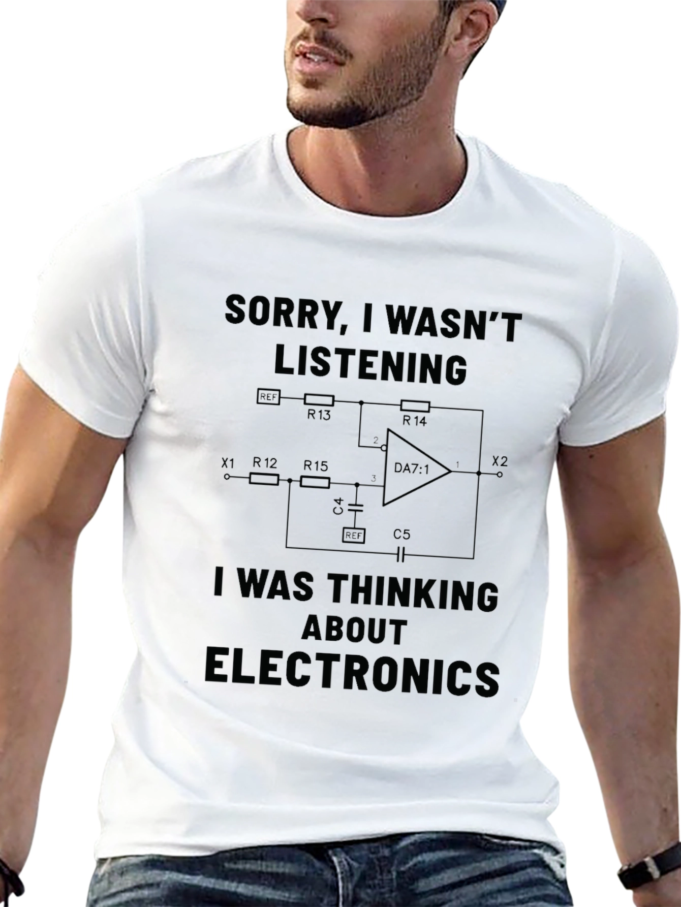 Electronics Circuit T-Shirt - Geeky Tech Humor