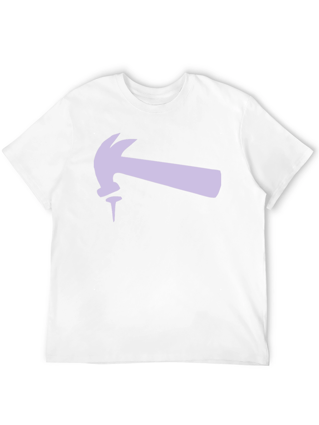 Hammer and Nail Graphic Tee - Black Cotton T-Shirt