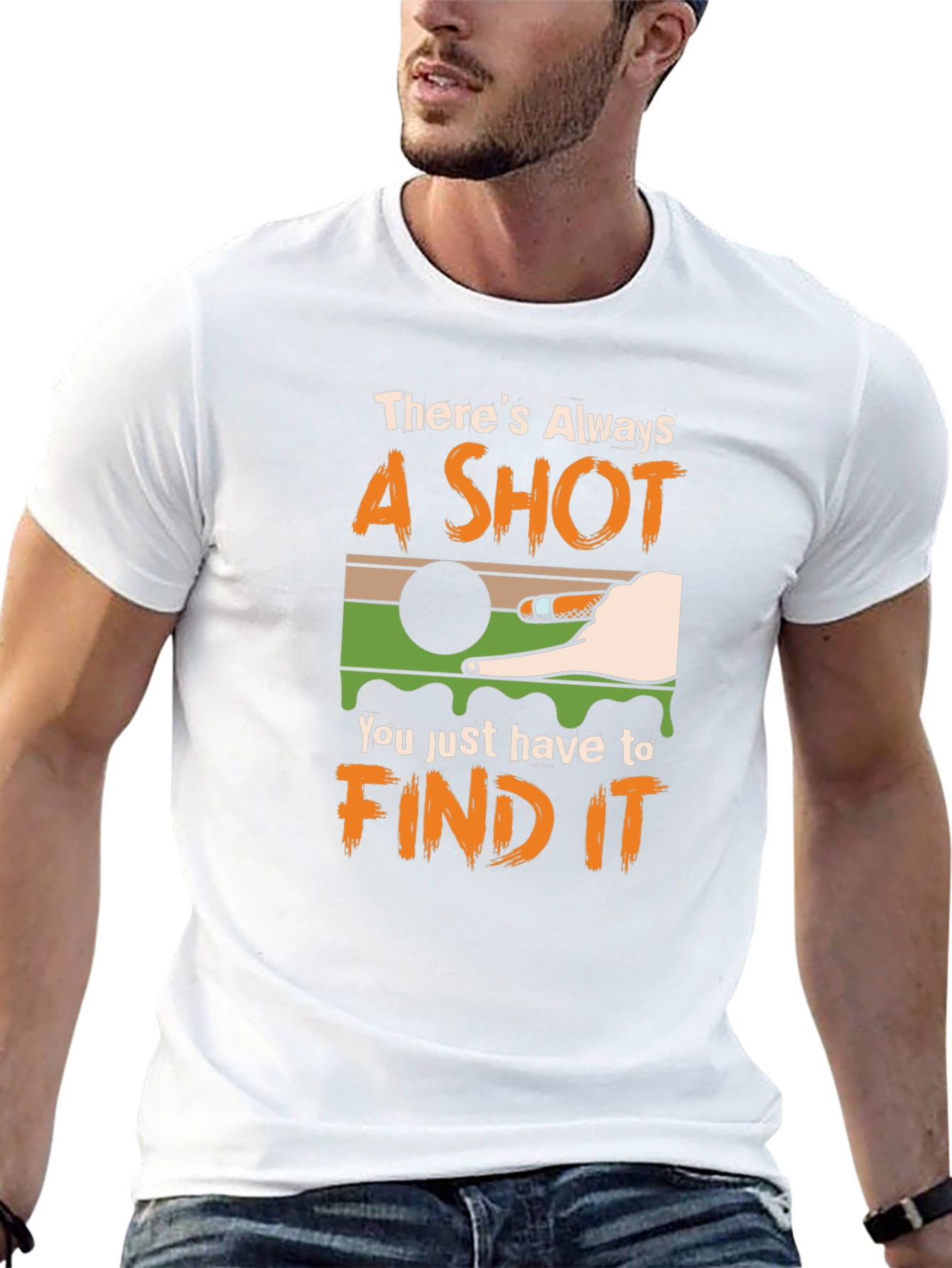 Theres Always a Shot T-Shirt - Billiards Graphic Tee