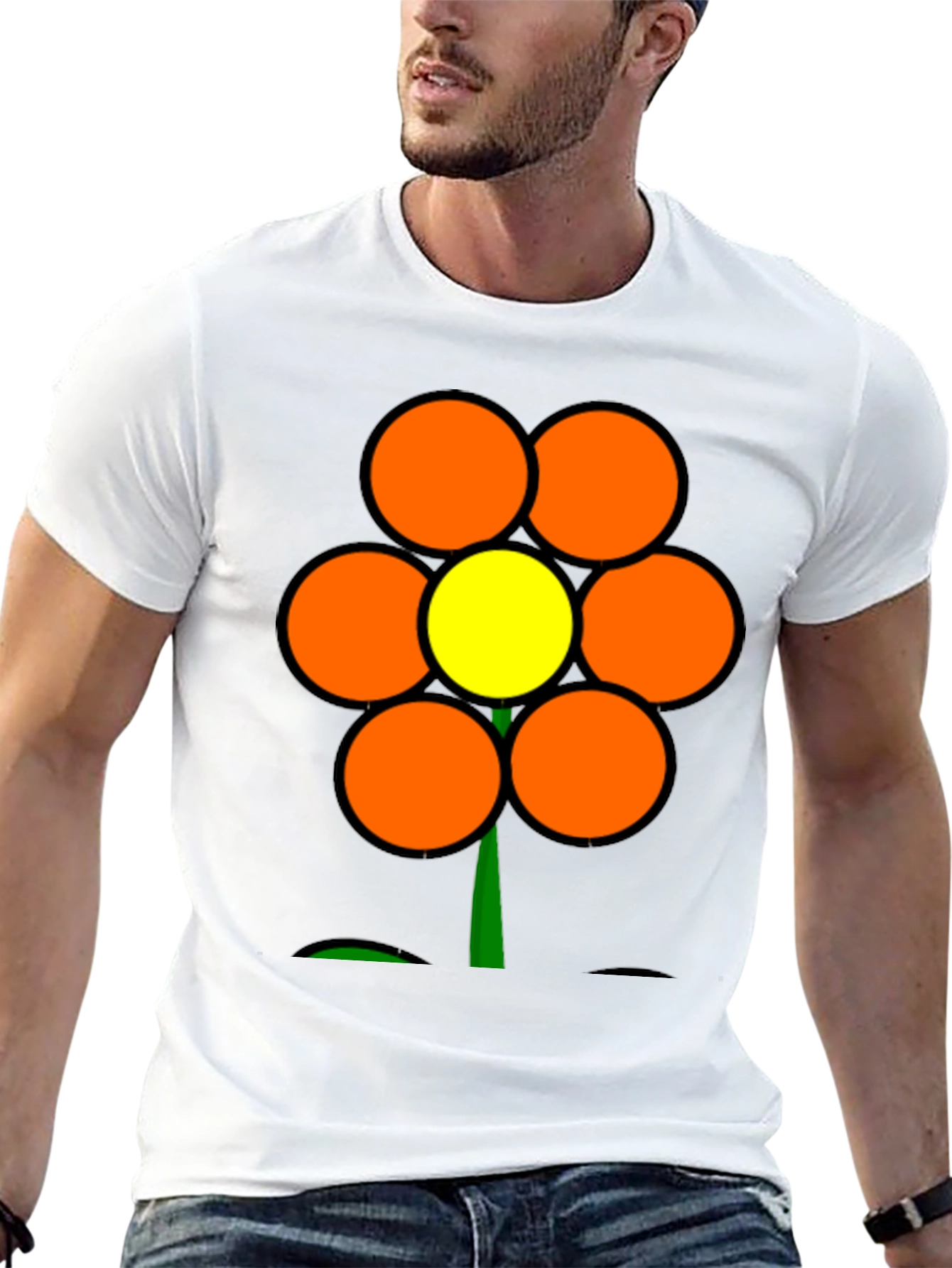 Retro Flower Power T-Shirt - Groovy 70s Style