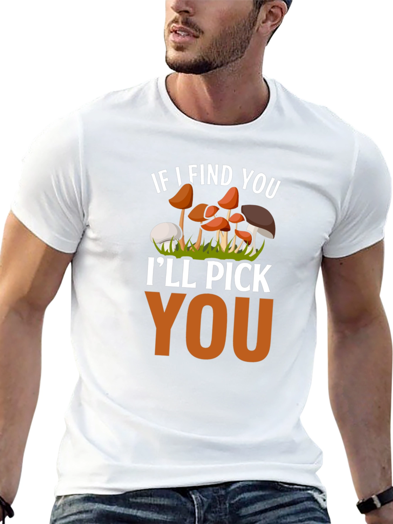Mushroom Lover T-Shirt - Ill Pick You Funny Tee