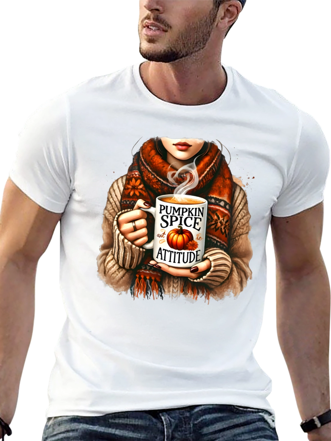 Pumpkin Spice Attitude T-Shirt Fall Graphic Tee
