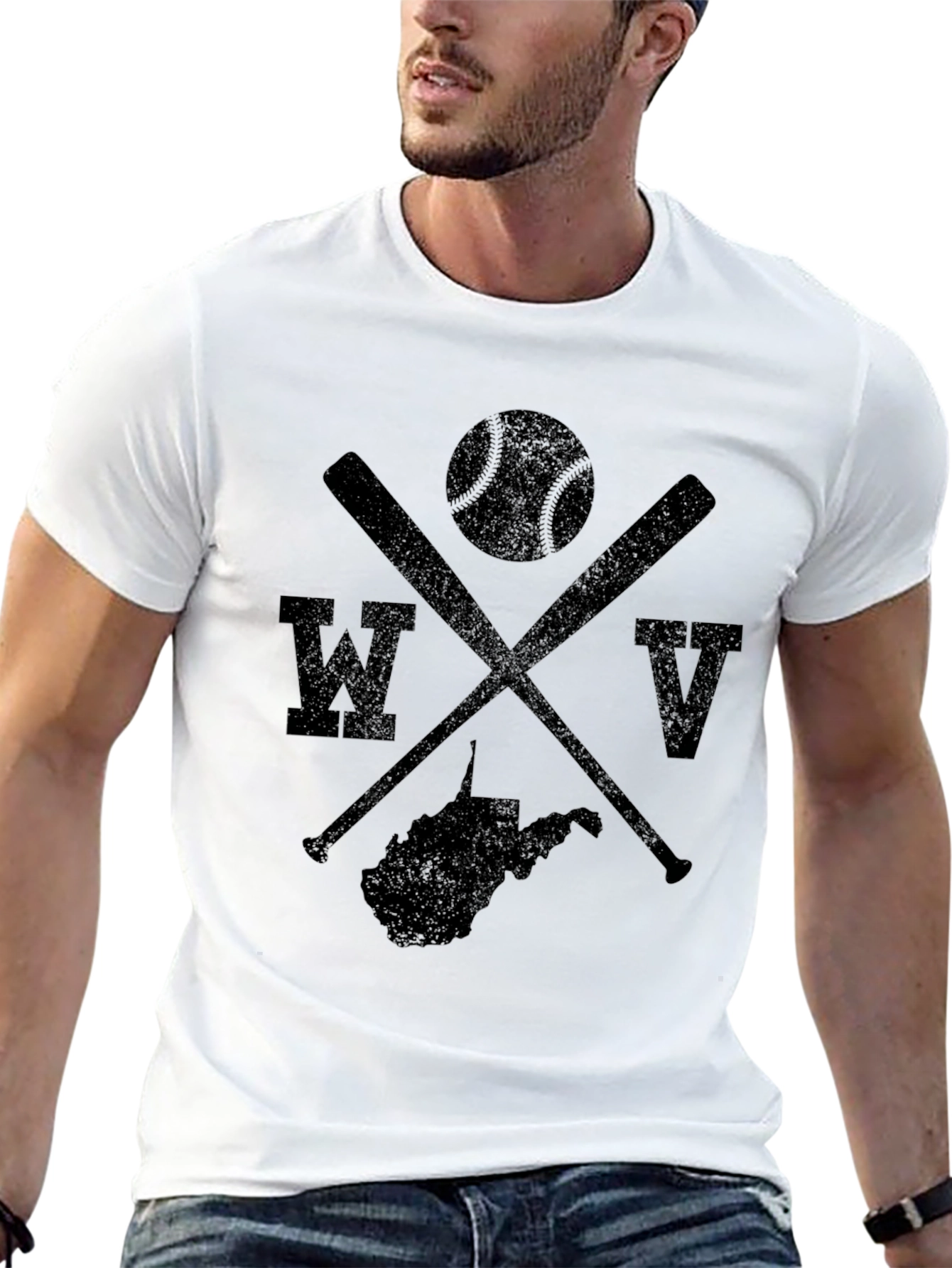 WV Baseball Tee - West Virginia Pride!