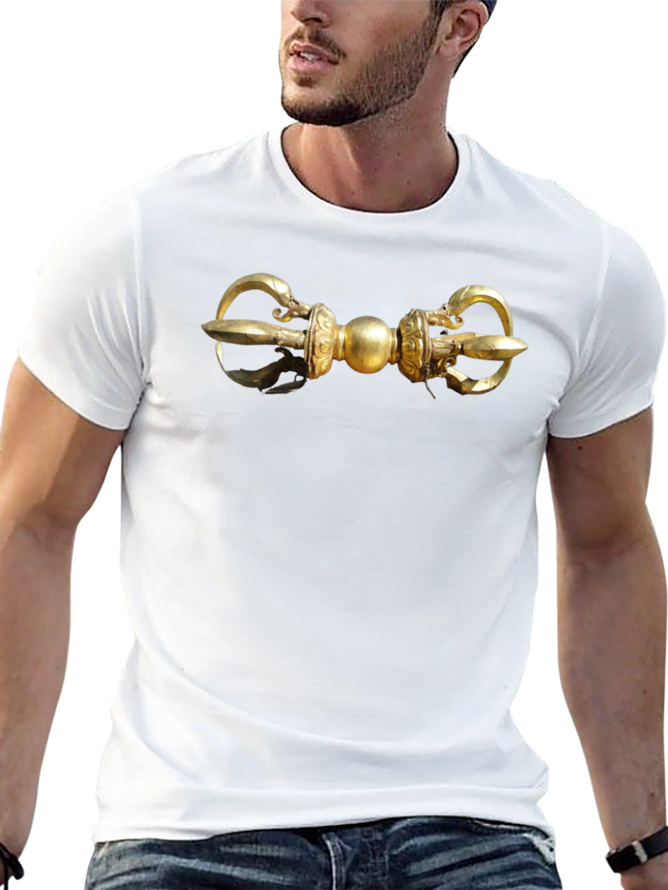 Vajra Dorje T-Shirt - Spiritual Buddhist Symbol Tee