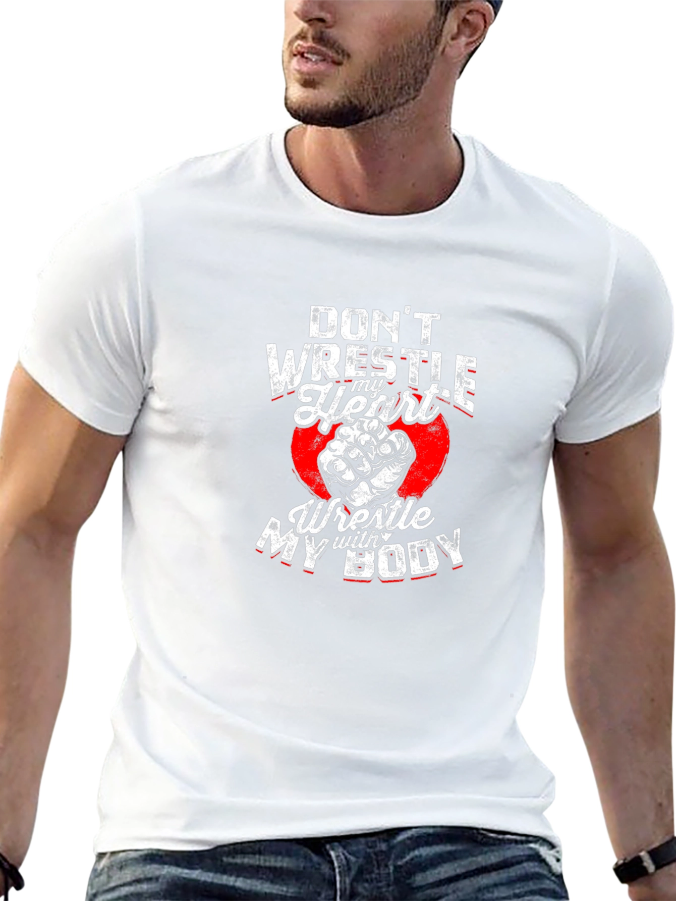 Wrestle My Body T-Shirt: Funny Wrestling Tee