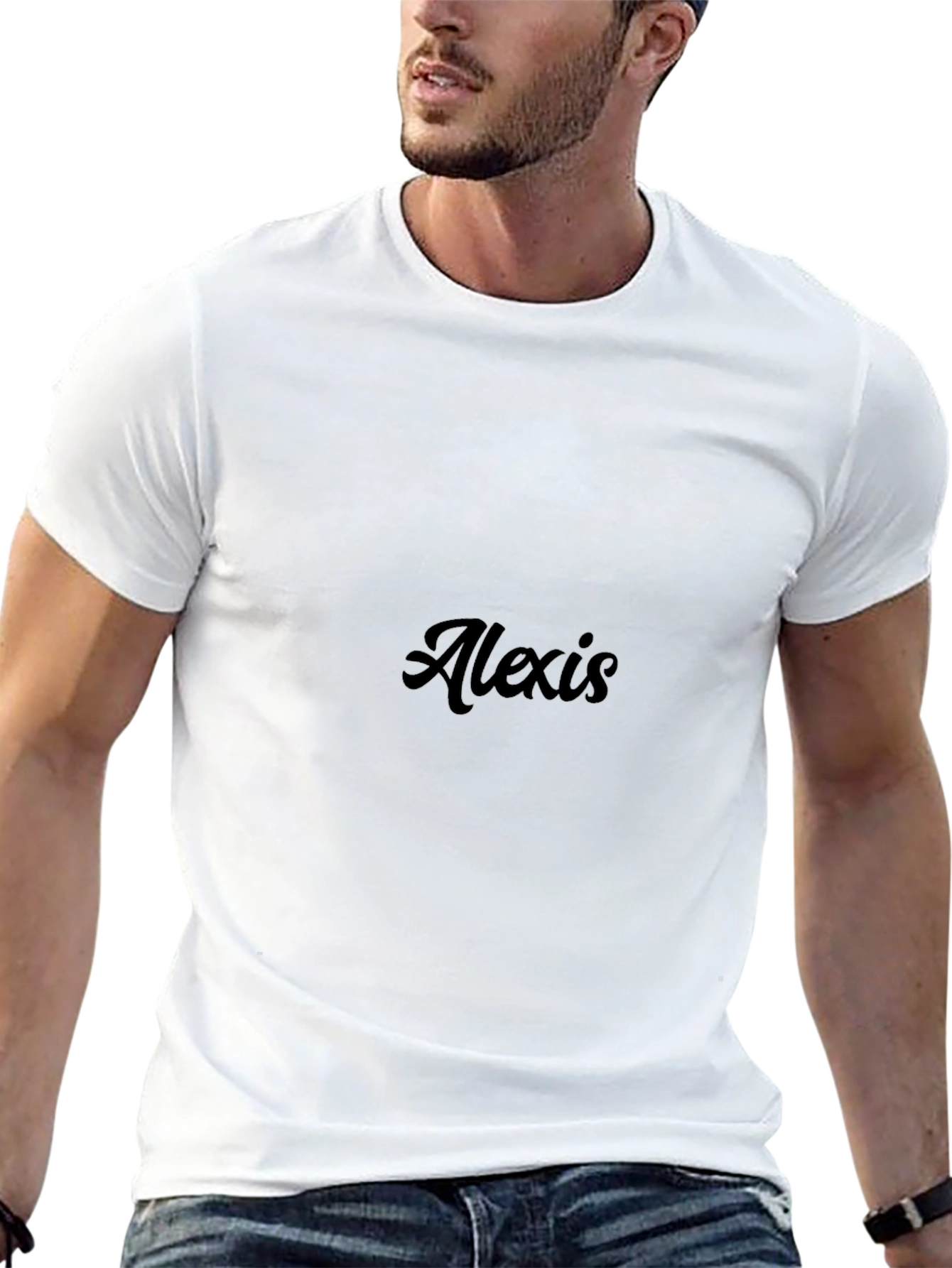 Personalized Alexis Black T-Shirt