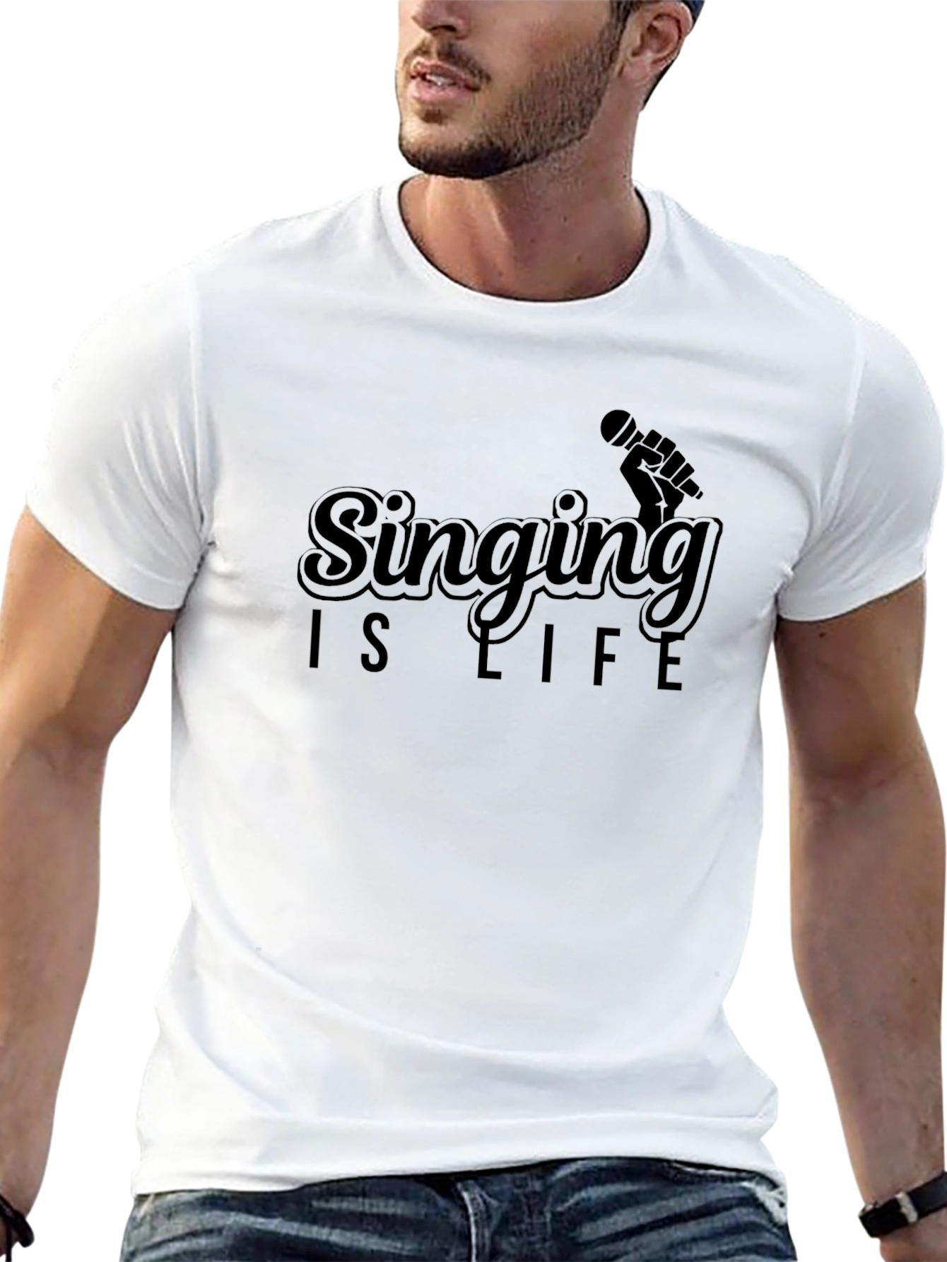 Singing Is Life Graphic T-Shirt