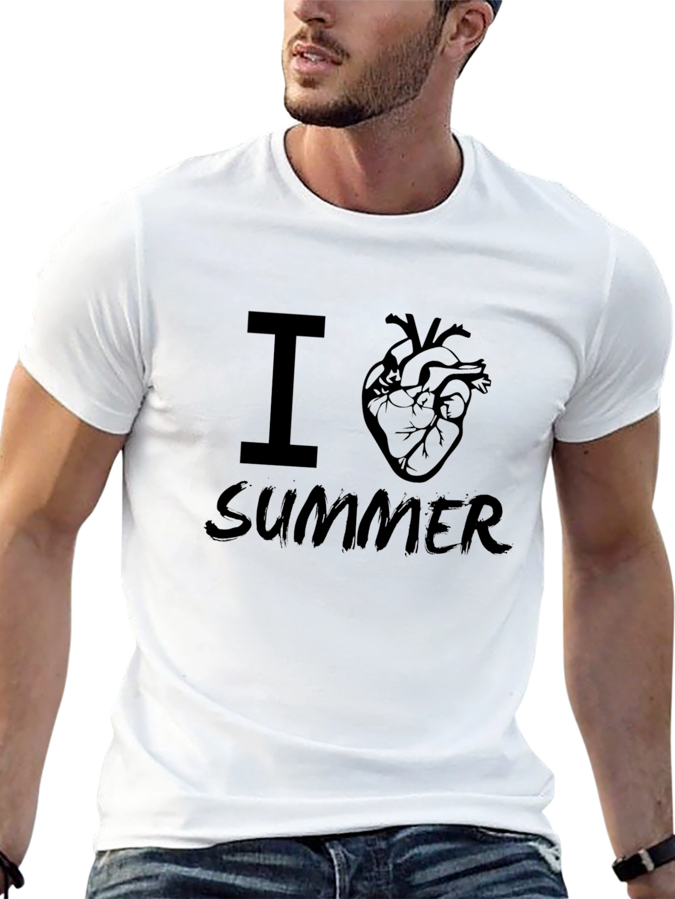 I Heart Summer Graphic T-Shirt