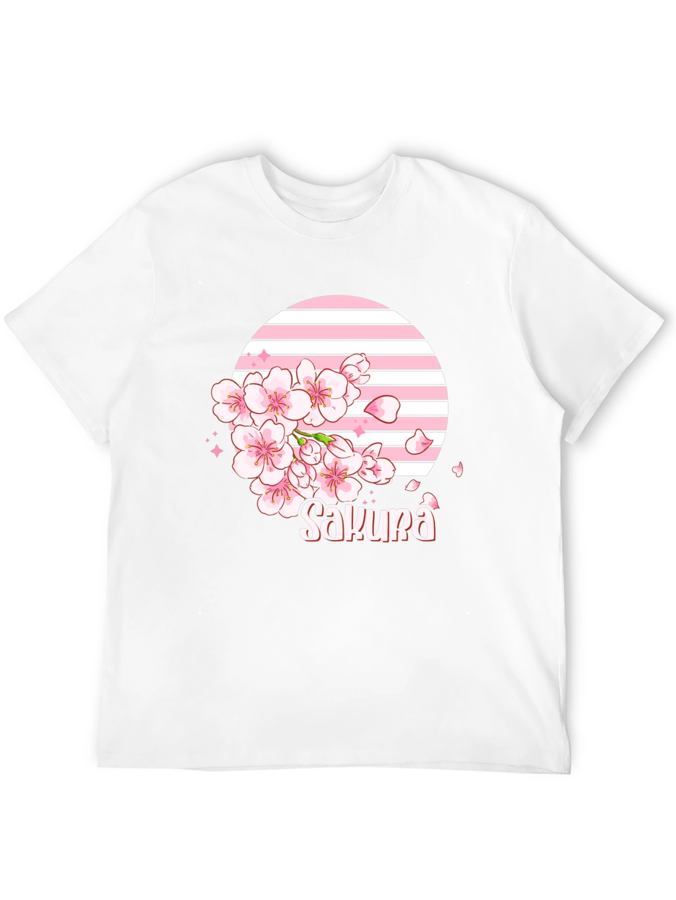 Sakura Flower Graphic T-Shirt - Japanese Cherry Blossom Tee