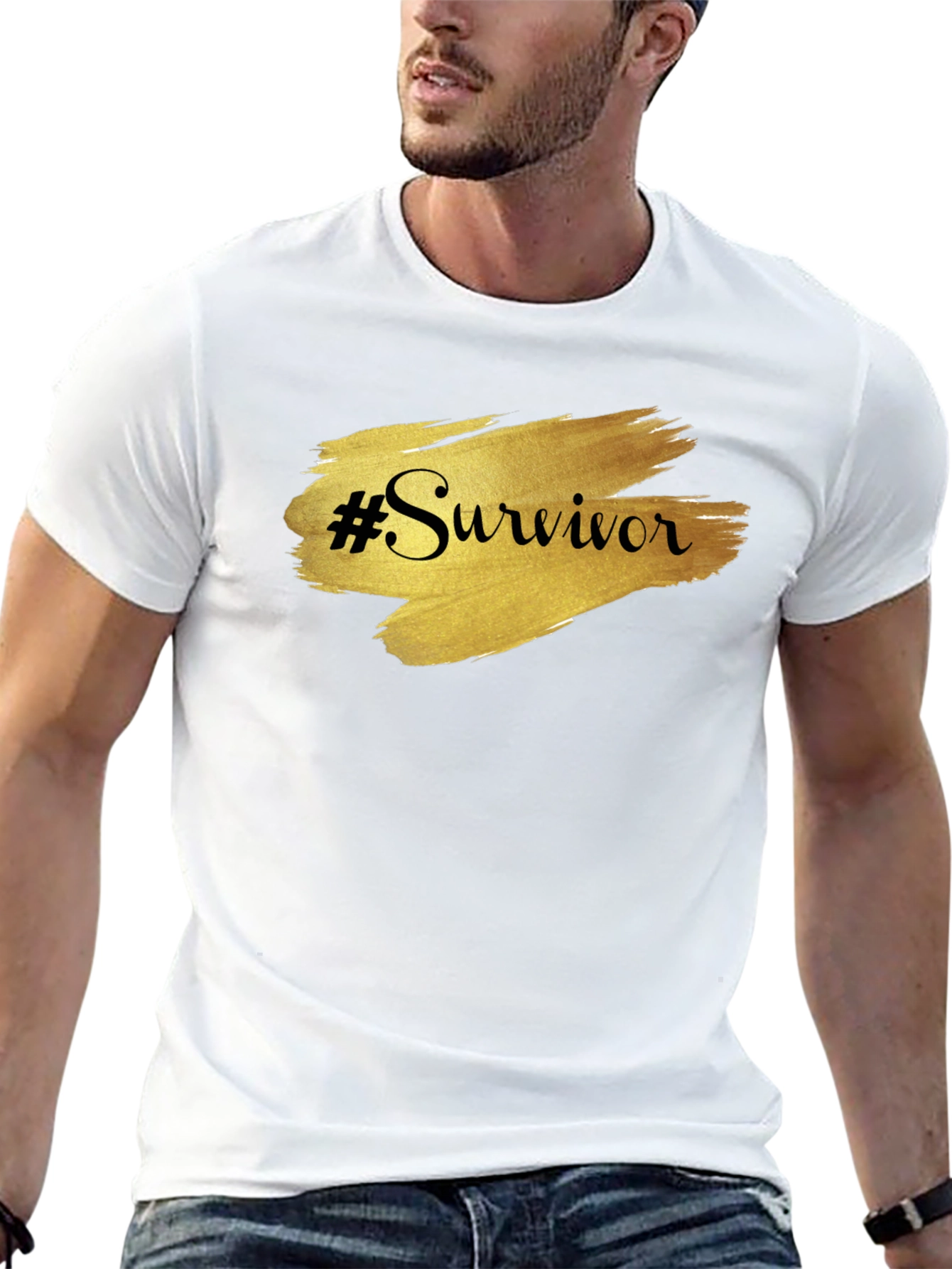 Survivor Graphic Tee - Black Unisex T-Shirt