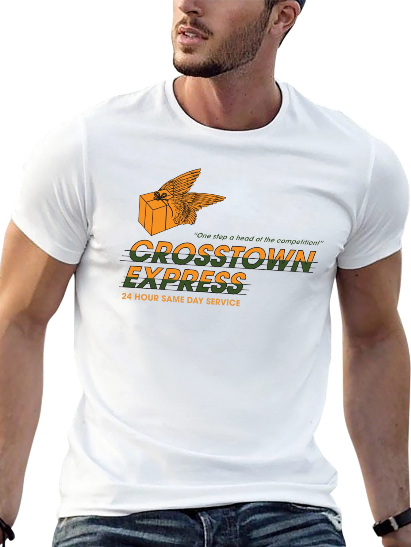 Crosstown Express Black Graphic Tee