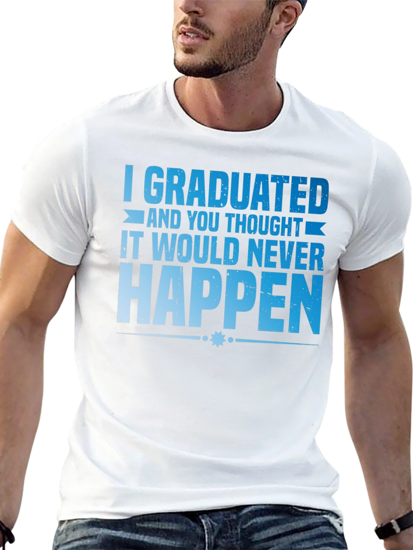 Graduated Tee - Funny Graduation T-Shirt