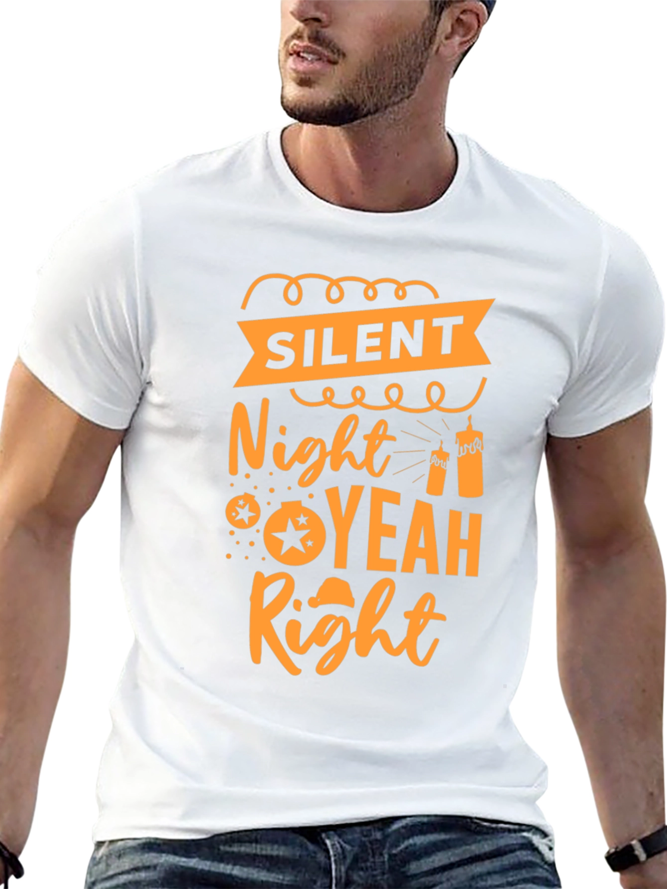 Silent Night Yeah Right T-Shirt