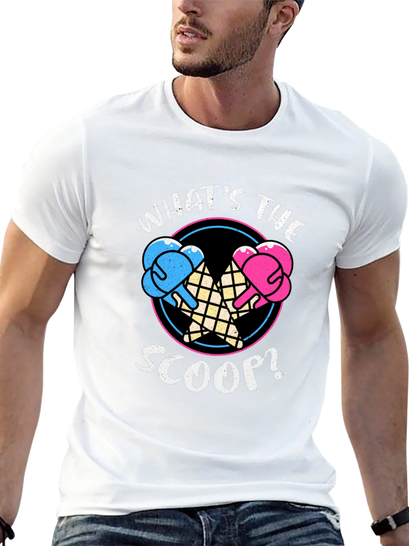 Whats The Scoop Gender Reveal T-Shirt