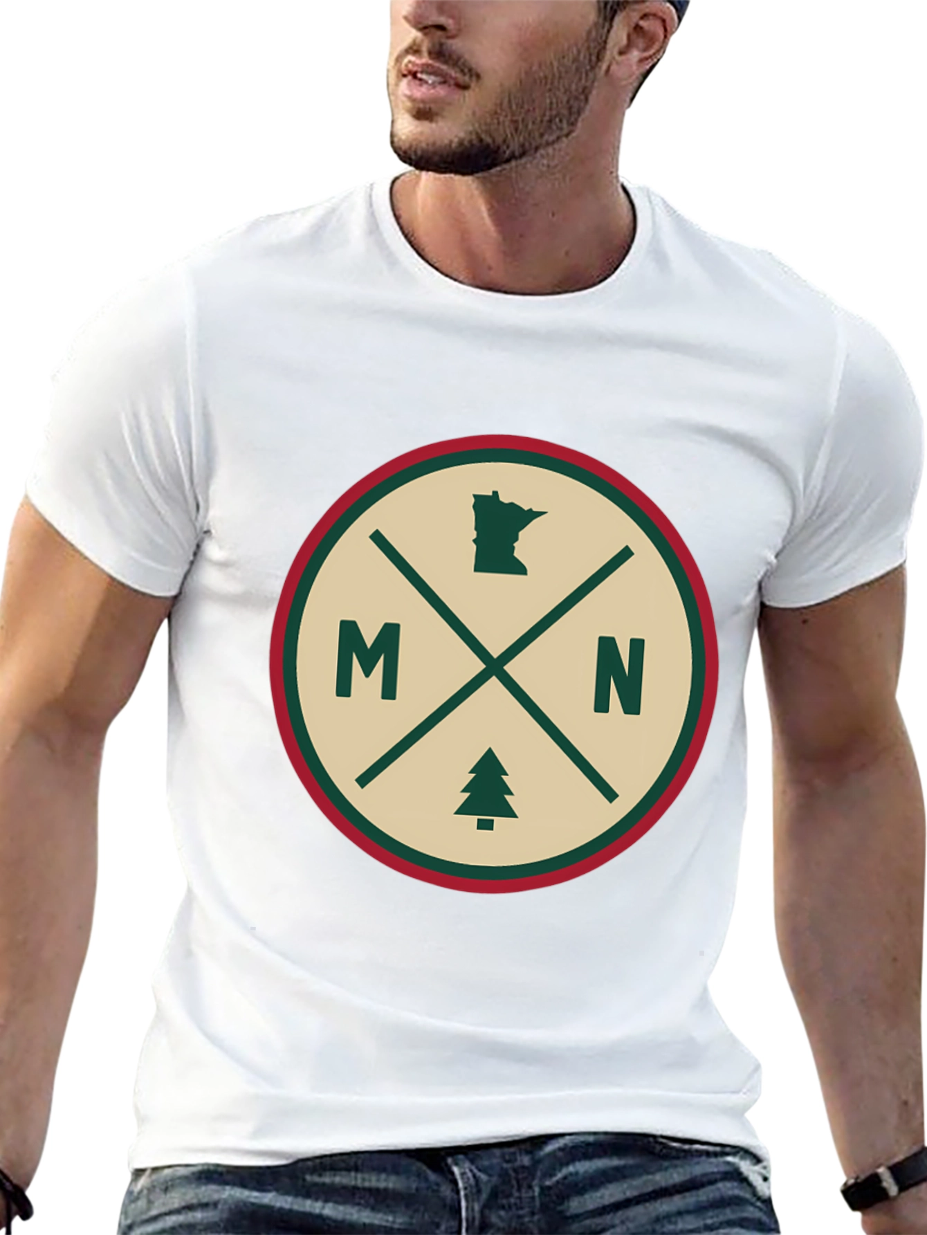 Minnesota Pride Tee - MN State & Tree Graphic