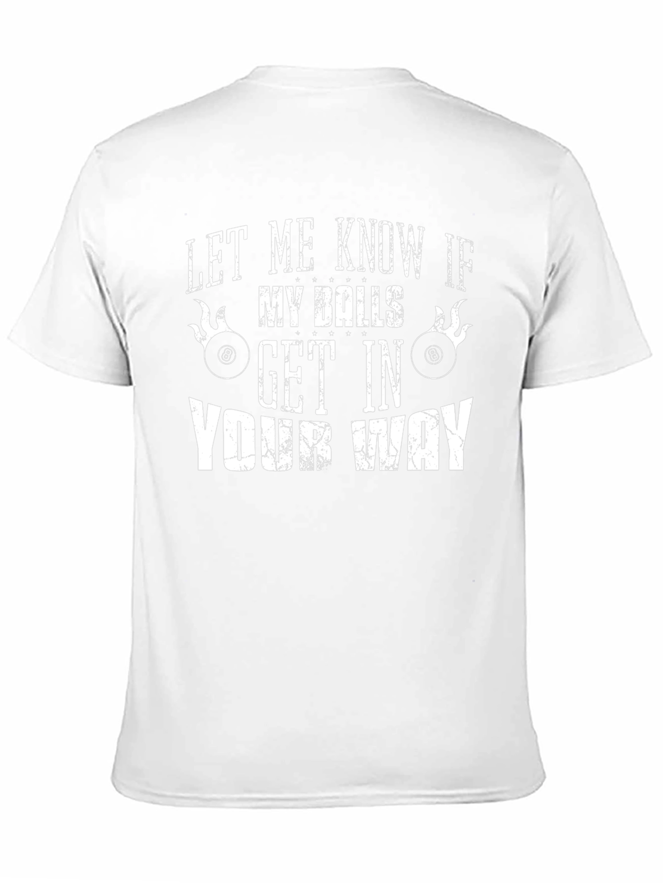 Funny Billiards Balls Graphic T-Shirt