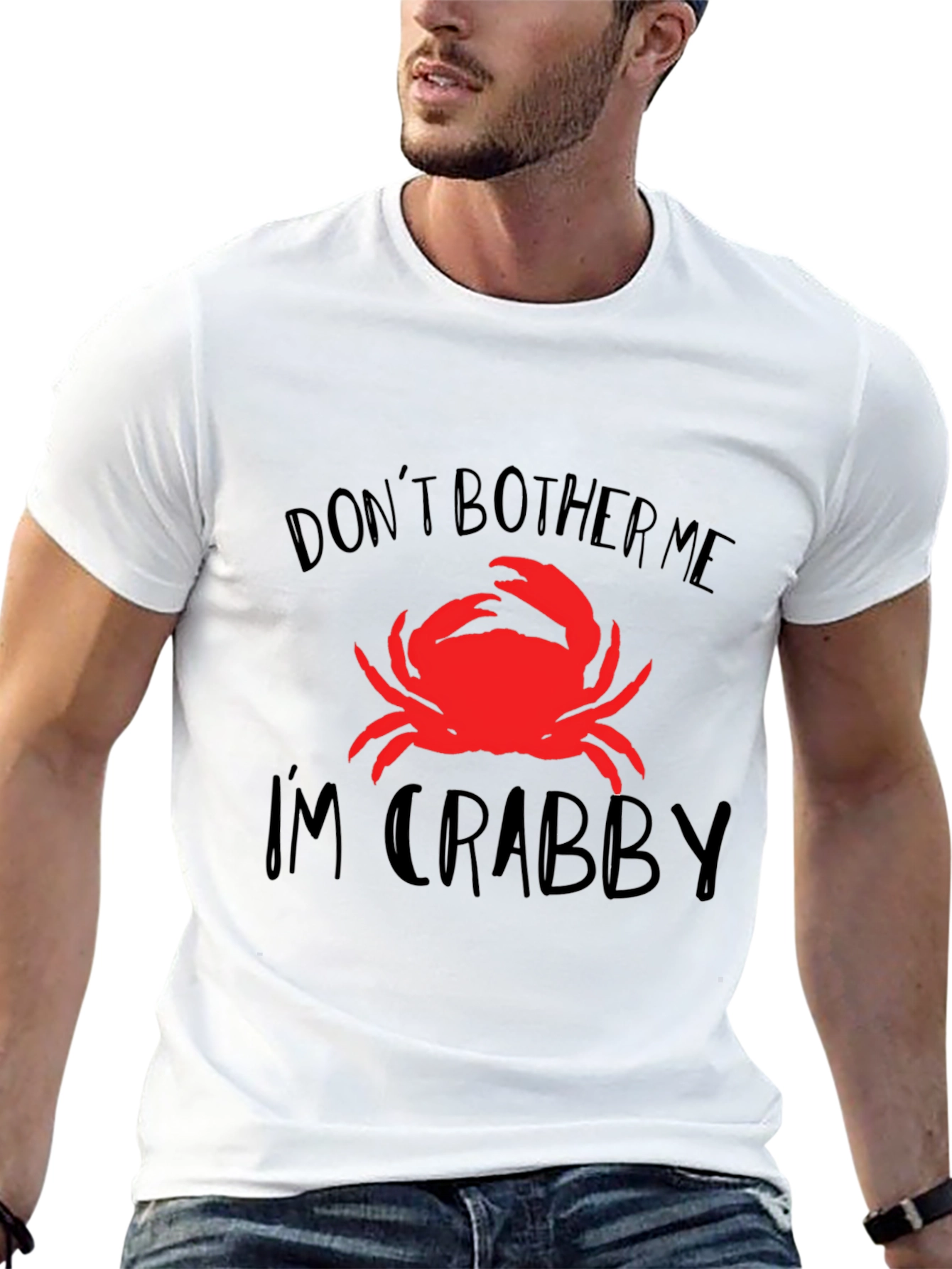 Crabby Graphic Tee - Dont Bother Me Crab Shirt