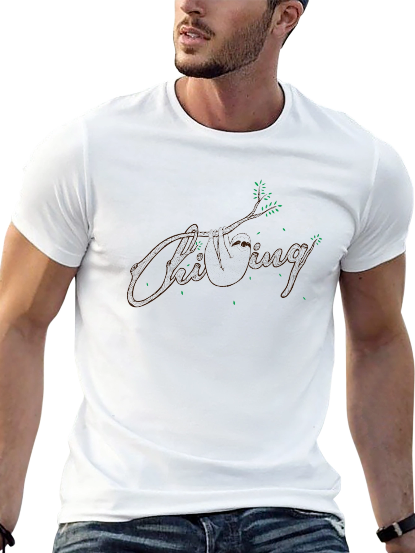 Thriving Tree Branch Graphic Print T-Shirt