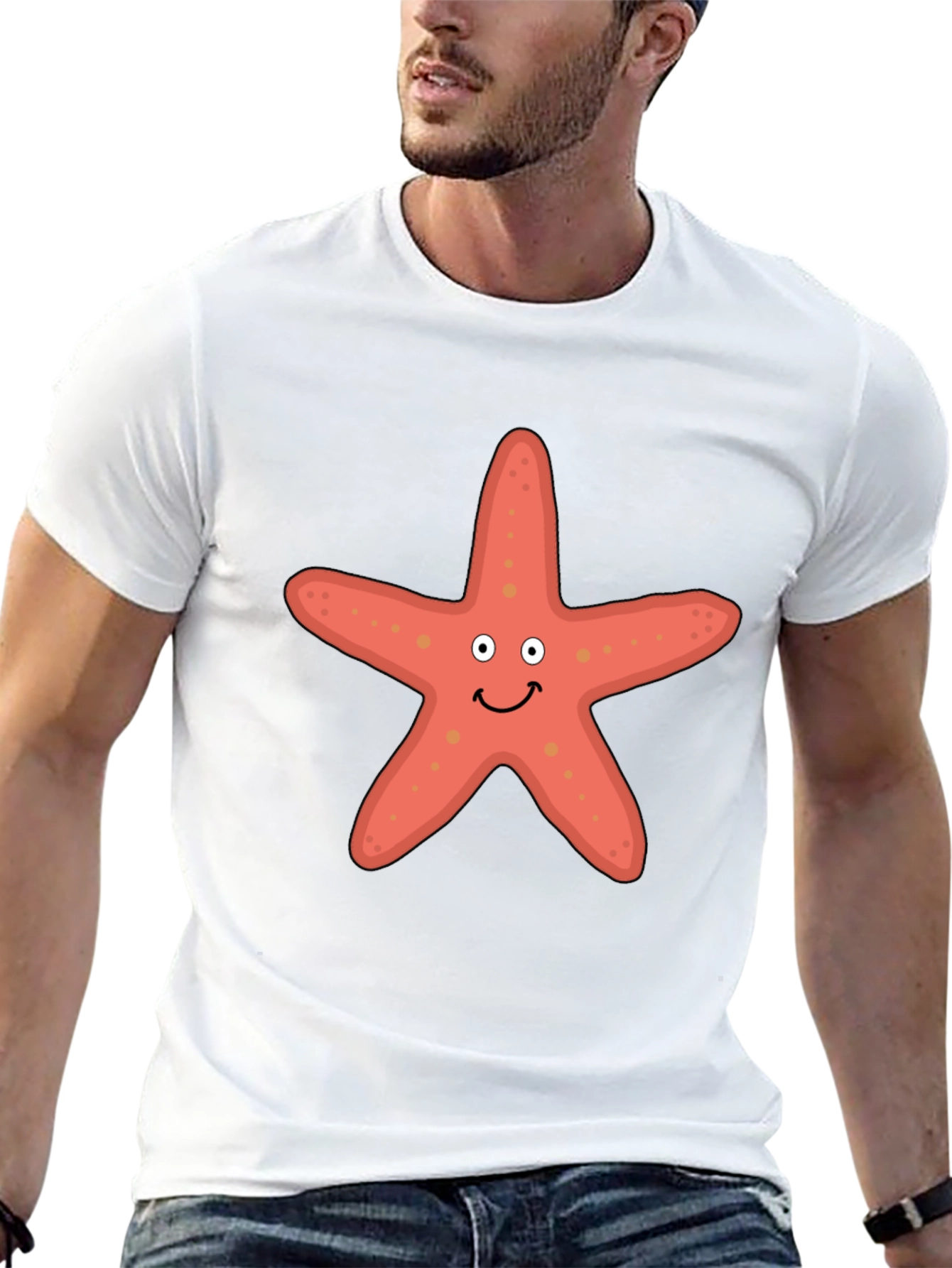Starfish Graphic Tee - Funny Summer Shirt