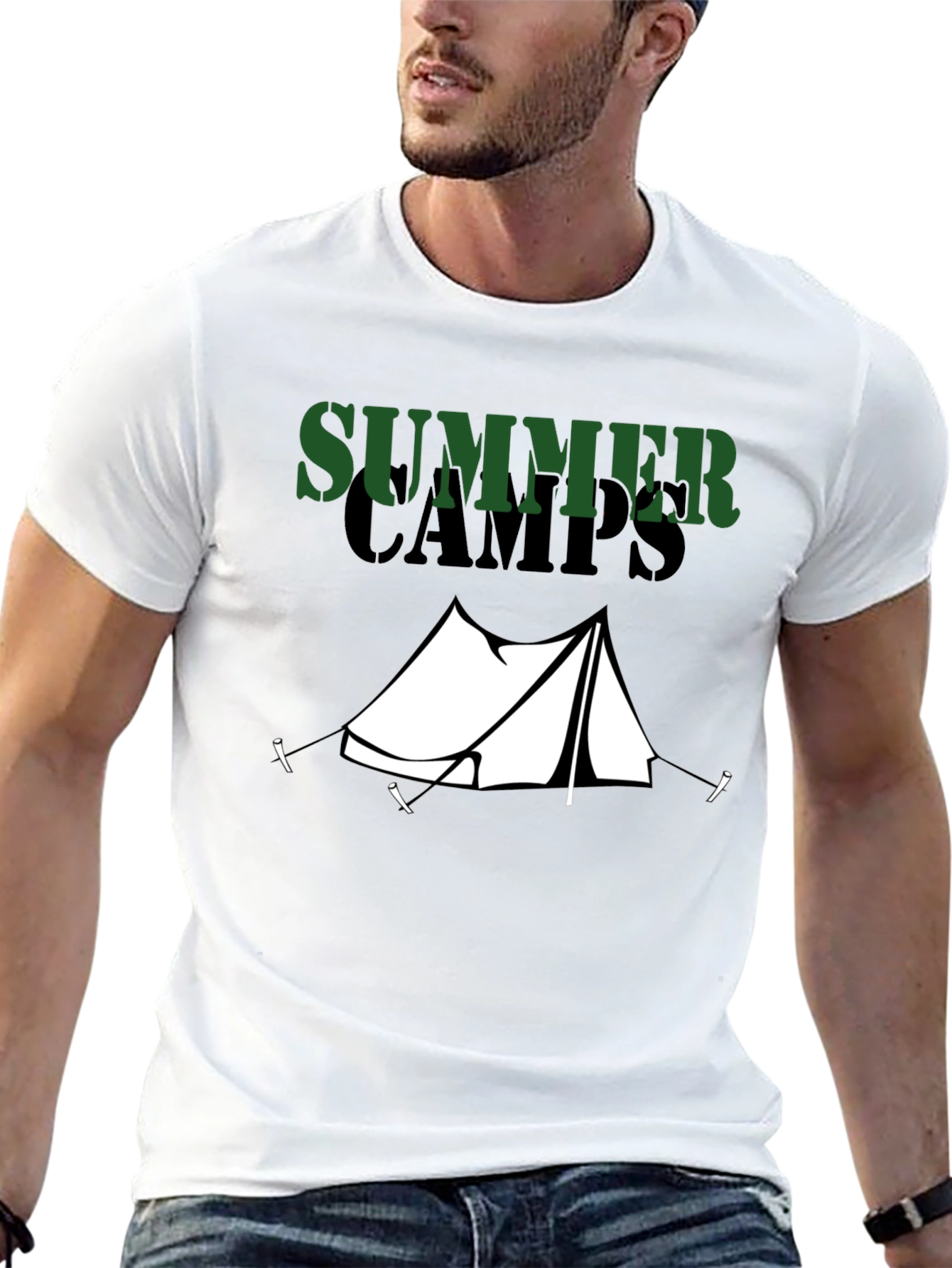 Summer Camps Graphic Tee - Camping Adventure T-Shirt