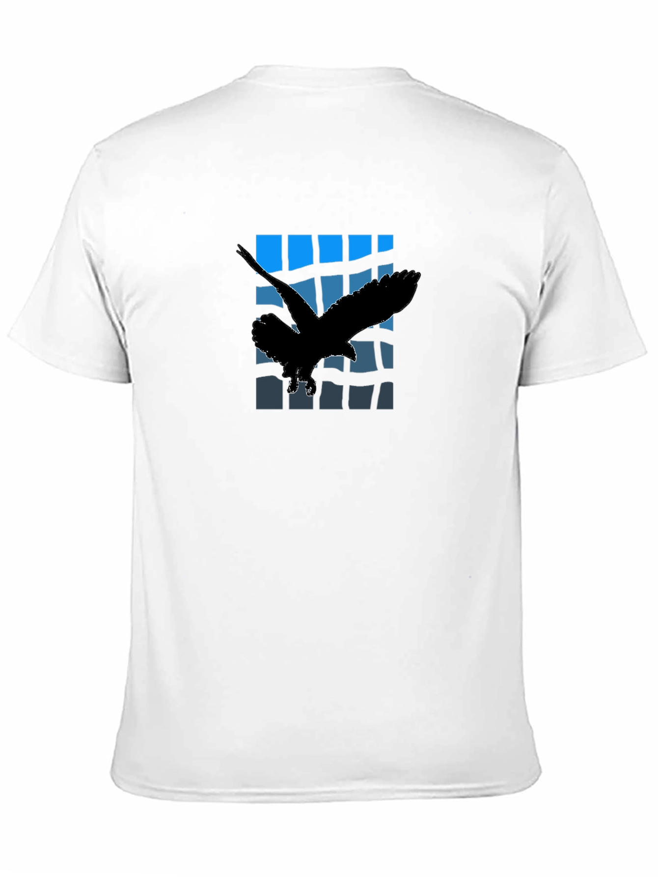 Eagle Silhouette Graphic Black T-Shirt