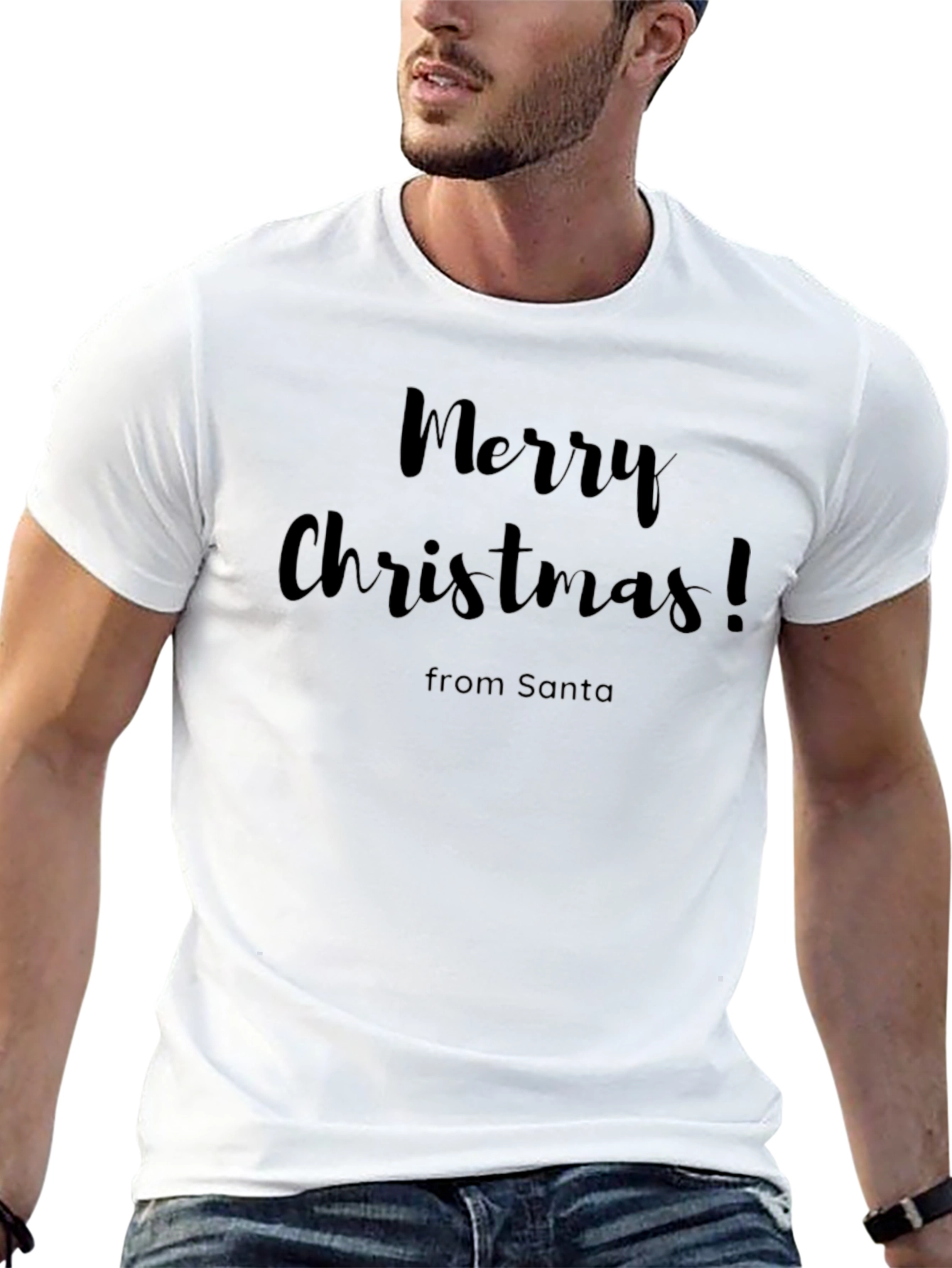 Merry Christmas from Santa Graphic Tee