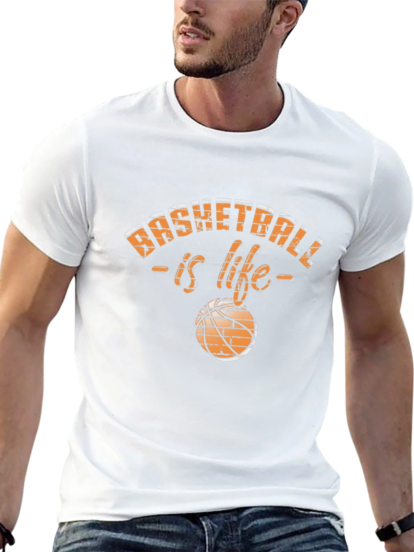 Basketball Is Life Graphic T-Shirt