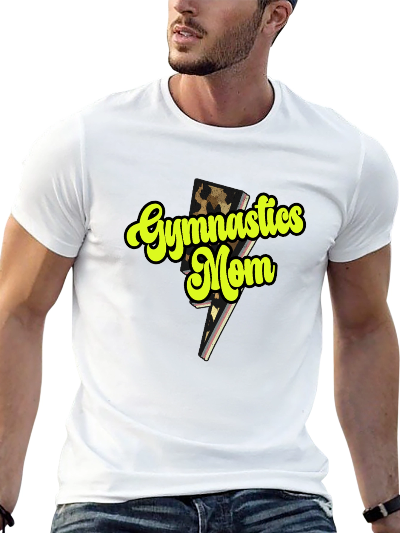 Gymnastics Mom Black T-Shirt