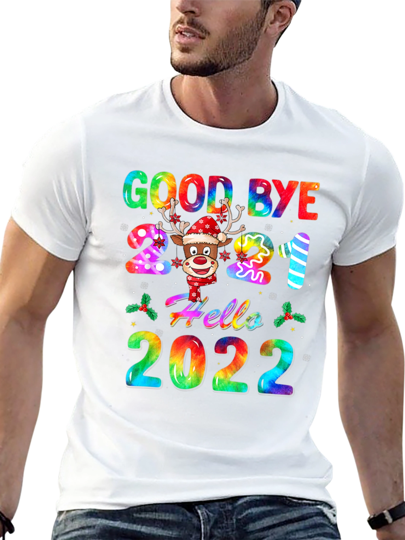 Goodbye 2021 Hello 2022 New Year T-Shirt
