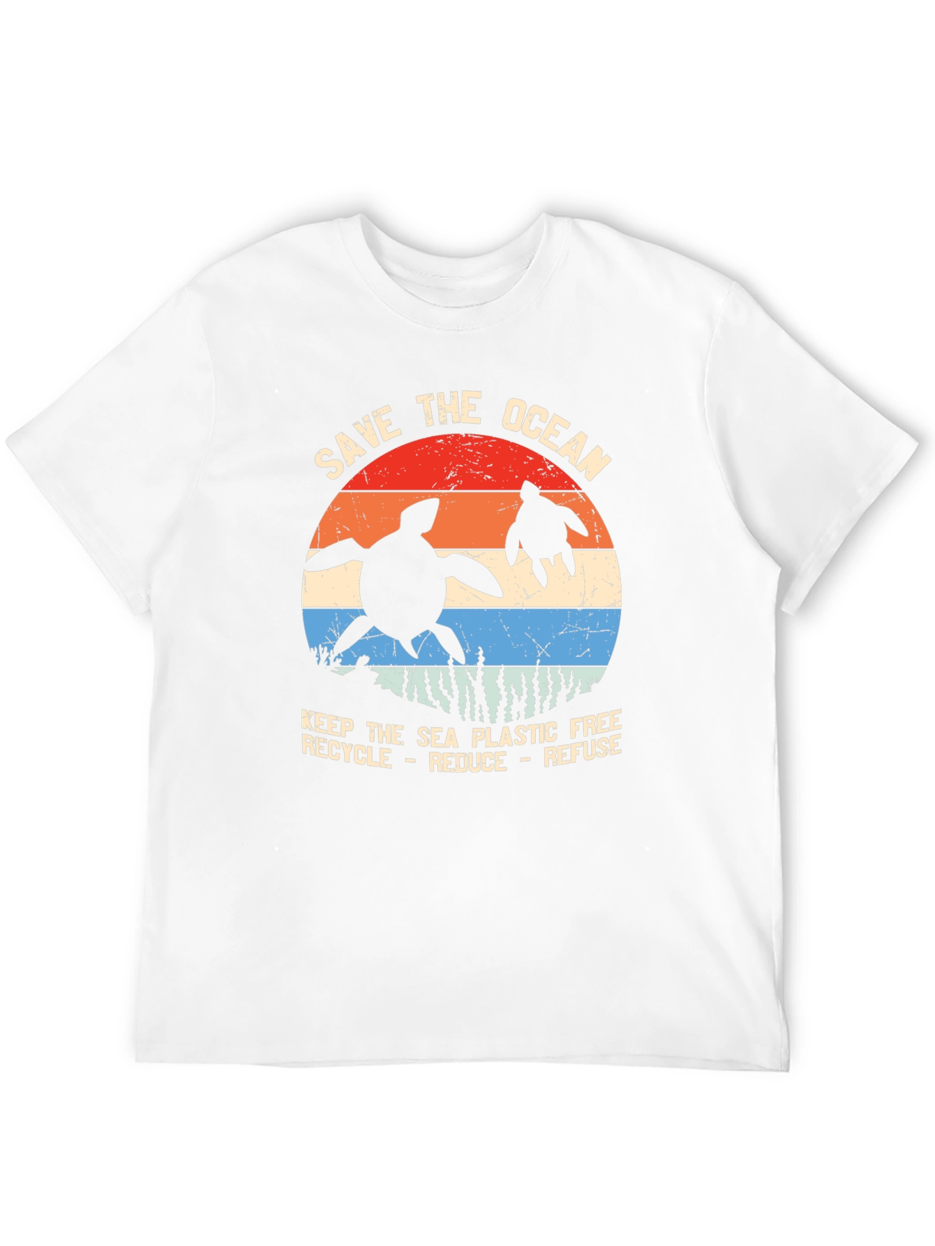 Save the Ocean Turtle Graphic Tee