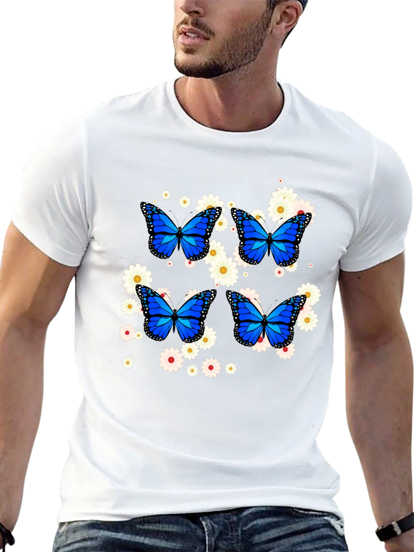 Butterfly Floral Graphic Tee
