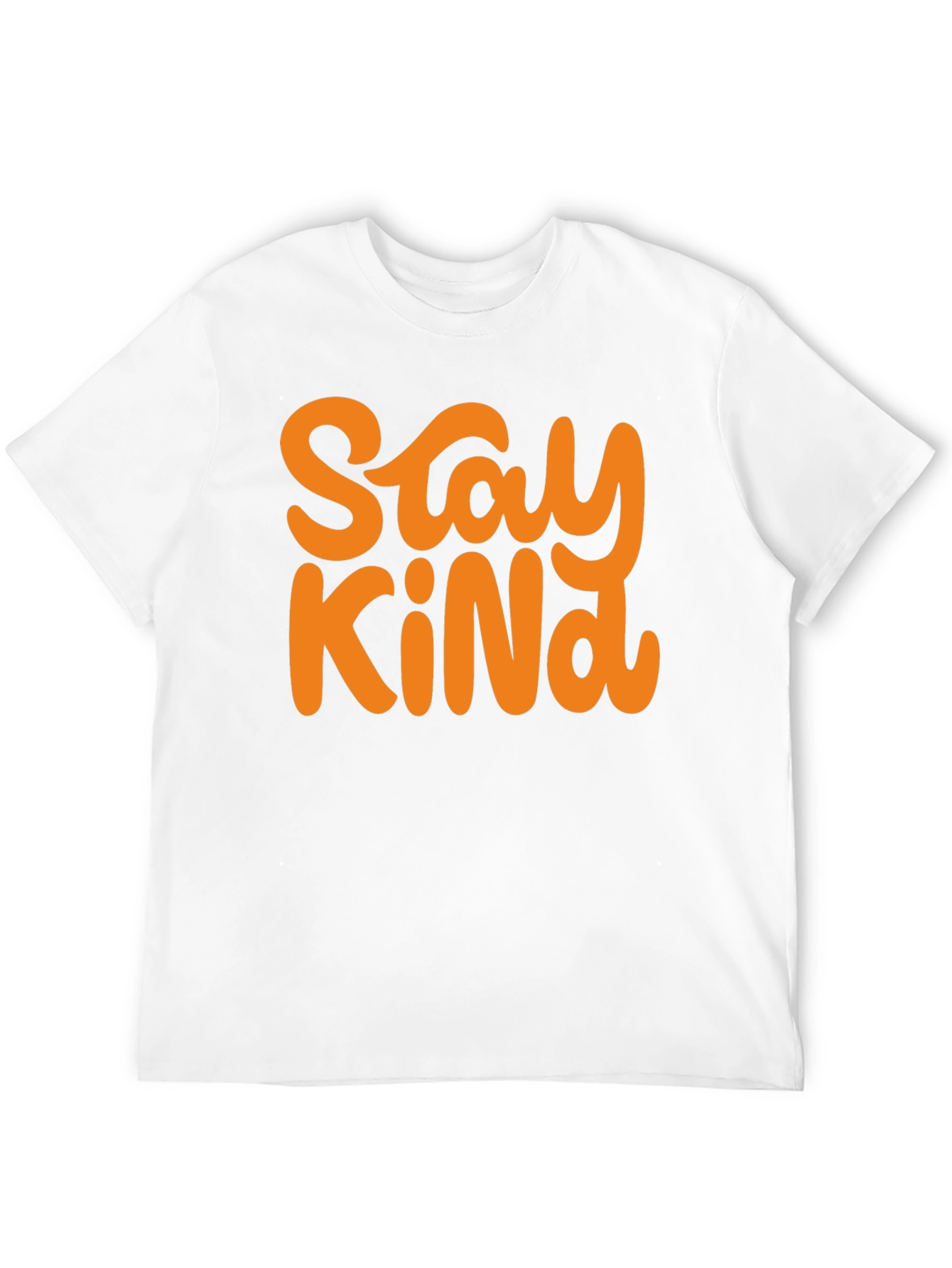 Stay Kind Graphic Tee - Black Cotton T-Shirt