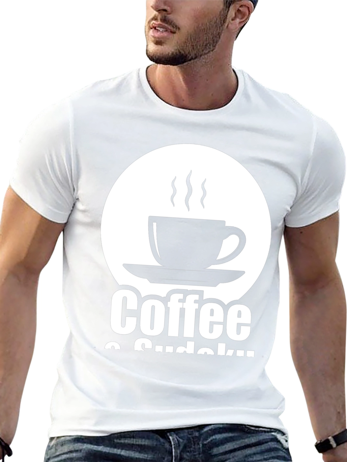 Coffee & Sudoku Graphic Tee