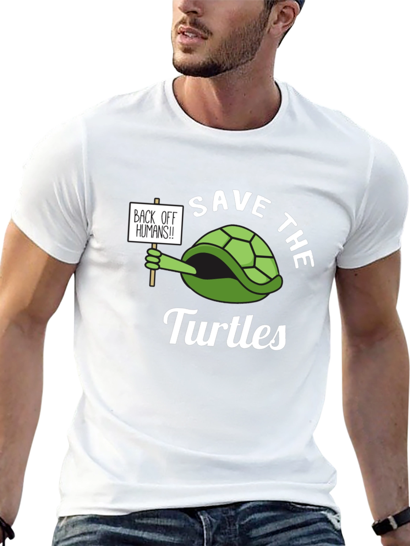Save the Turtles Graphic Tee
