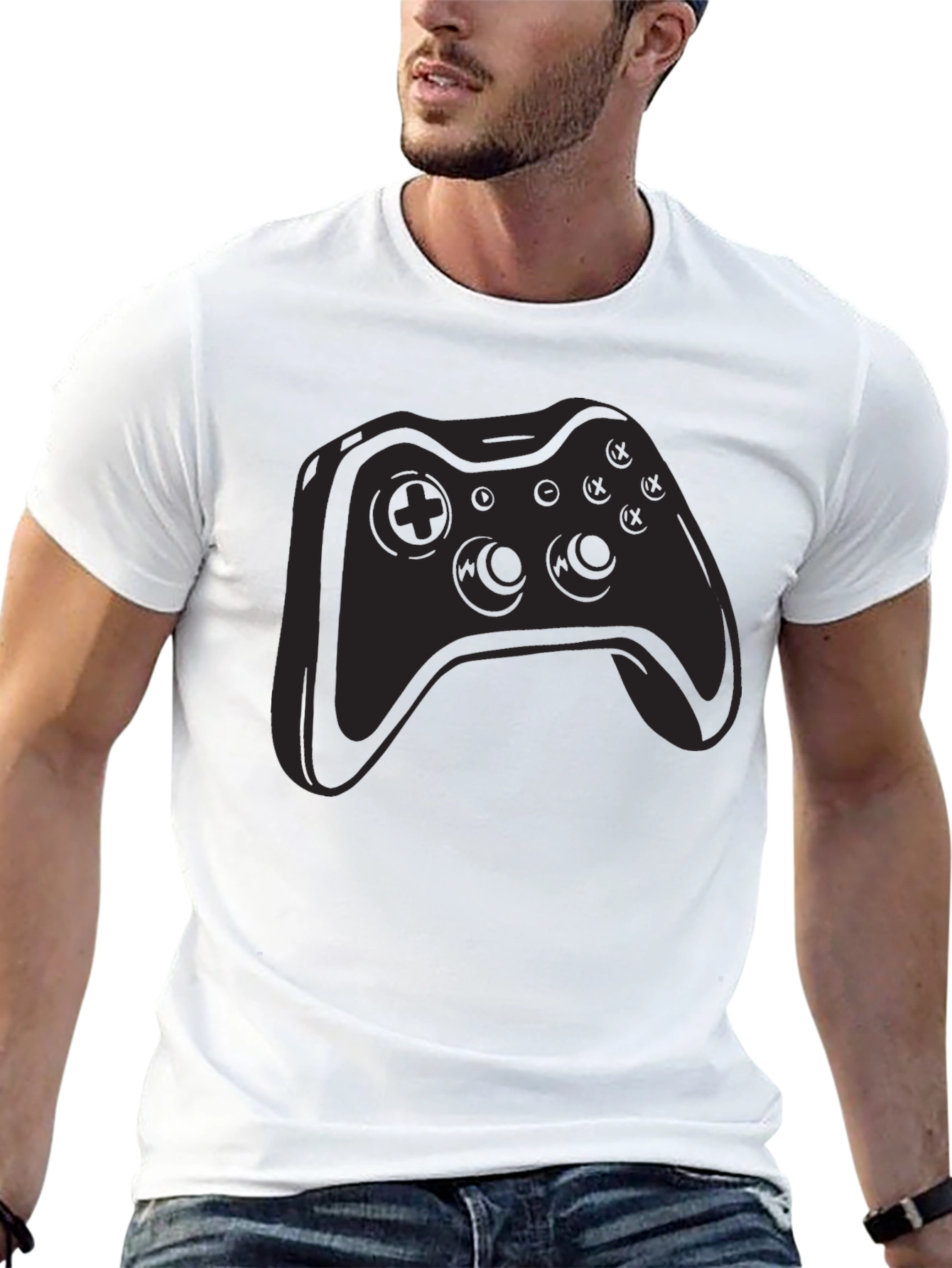 Gamer Controller T-Shirt - Black Graphic Tee