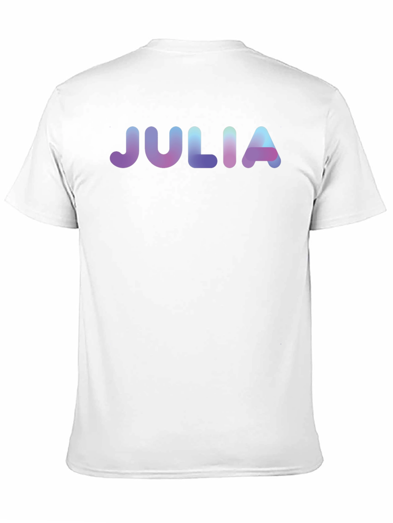Personalized Julia T-Shirt - Gradient Name Tee