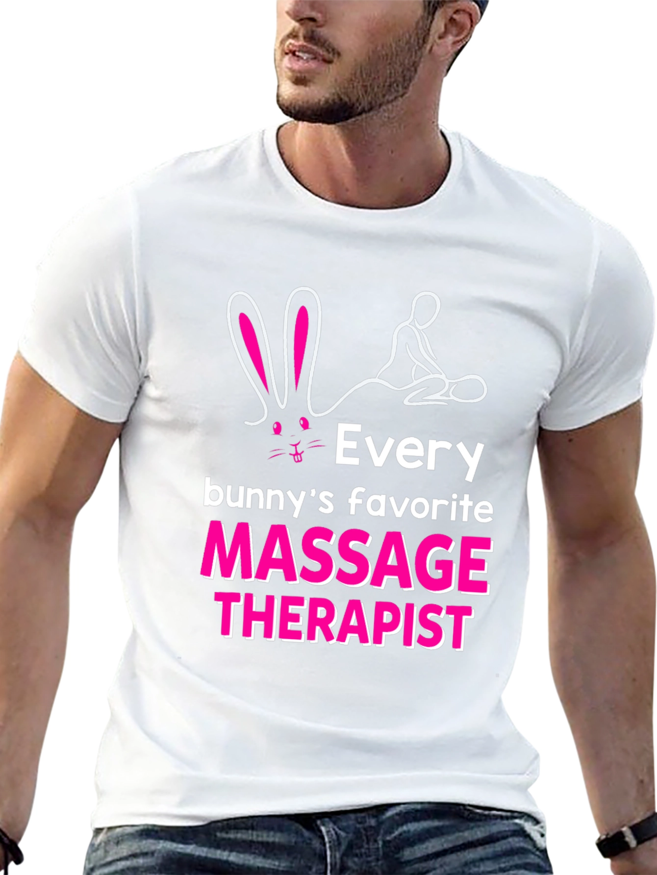 Bunnys Favorite Massage Therapist Graphic Tee