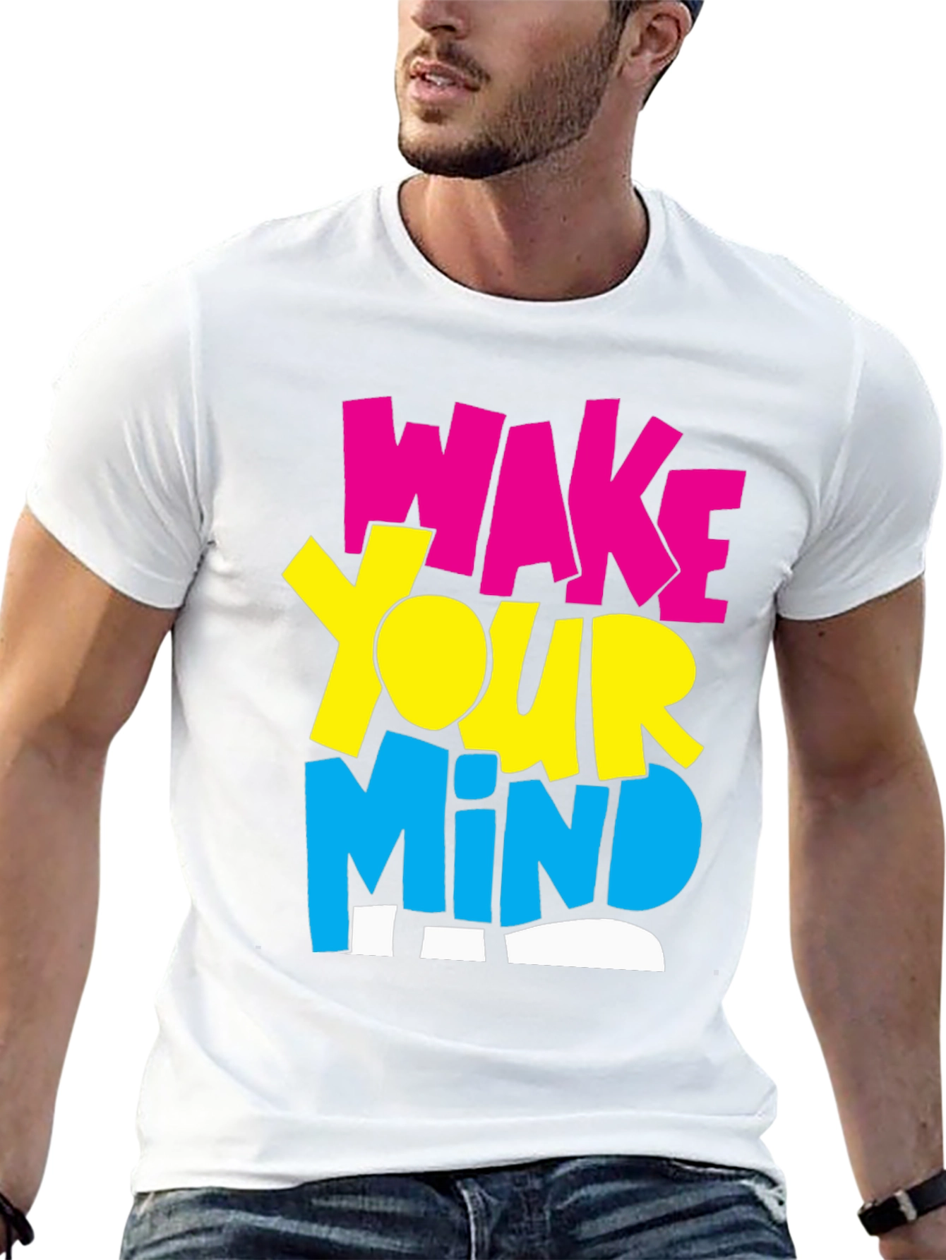 Wake Your Mind Graphic Tee - Black