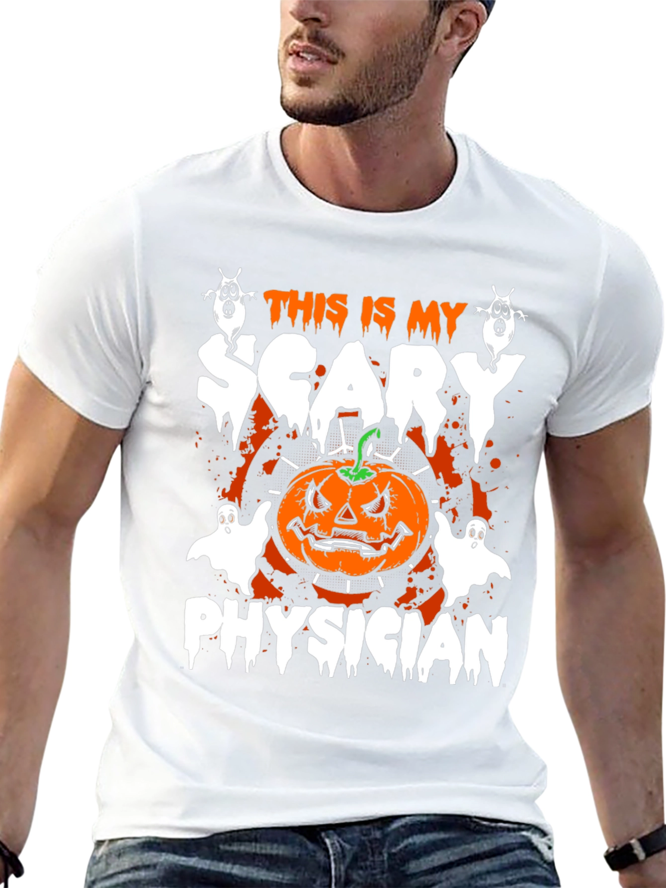 Scary Physician Halloween T-Shirt