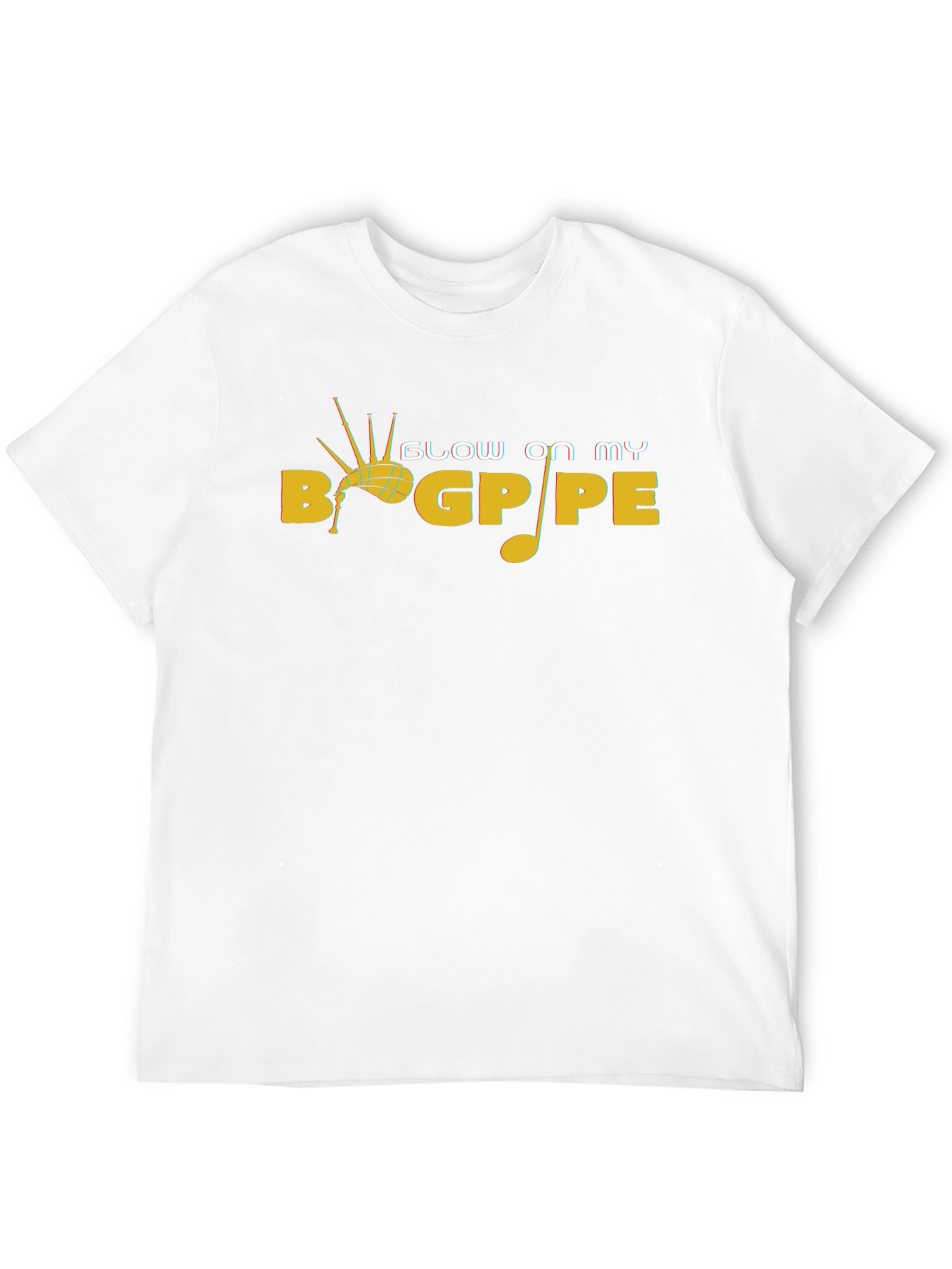 Blow On My Bagpipe Novelty T-Shirt