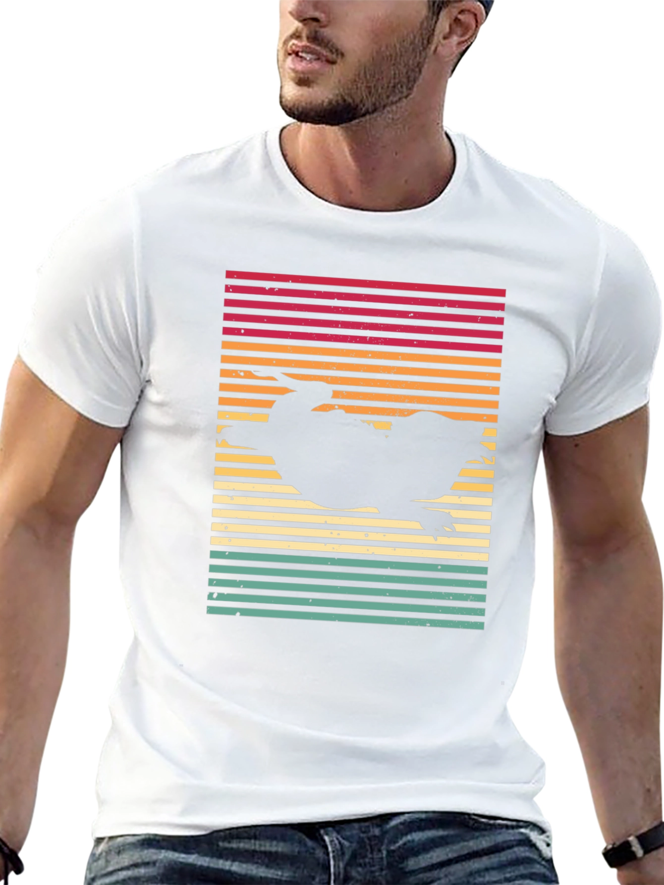 Retro Platypus T-Shirt - Sunset Style