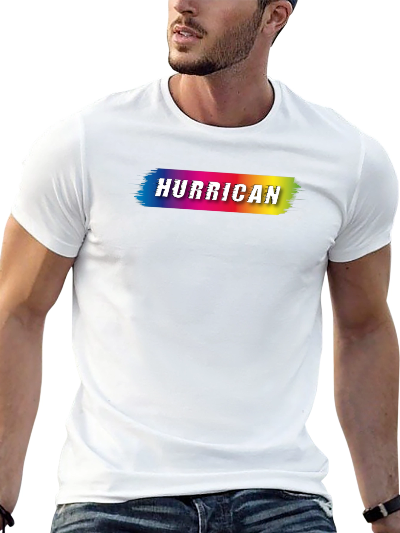 Hurricane Graphic T-Shirt - Vibrant Design