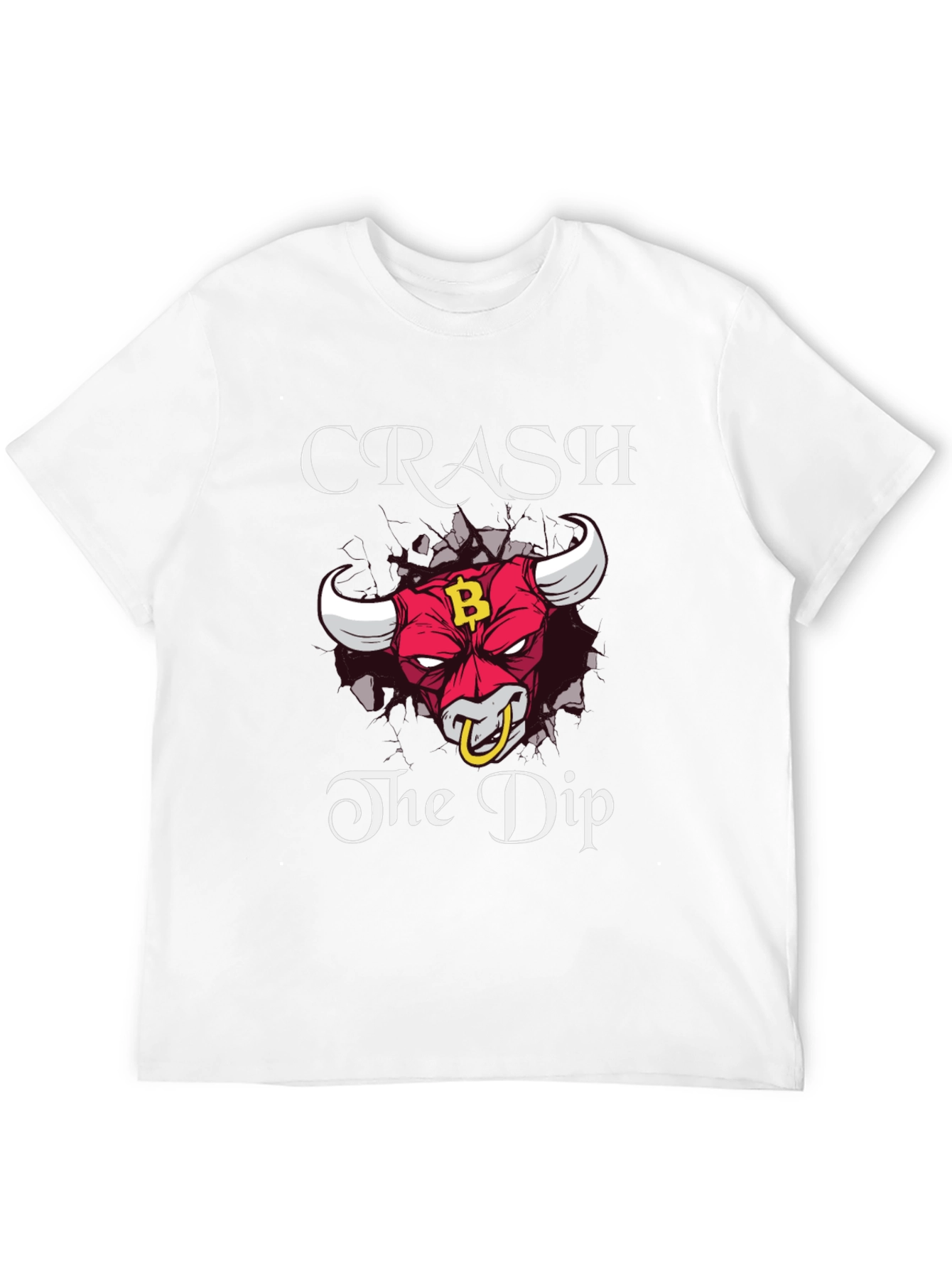 Crash the Dip Bitcoin Bull T-Shirt