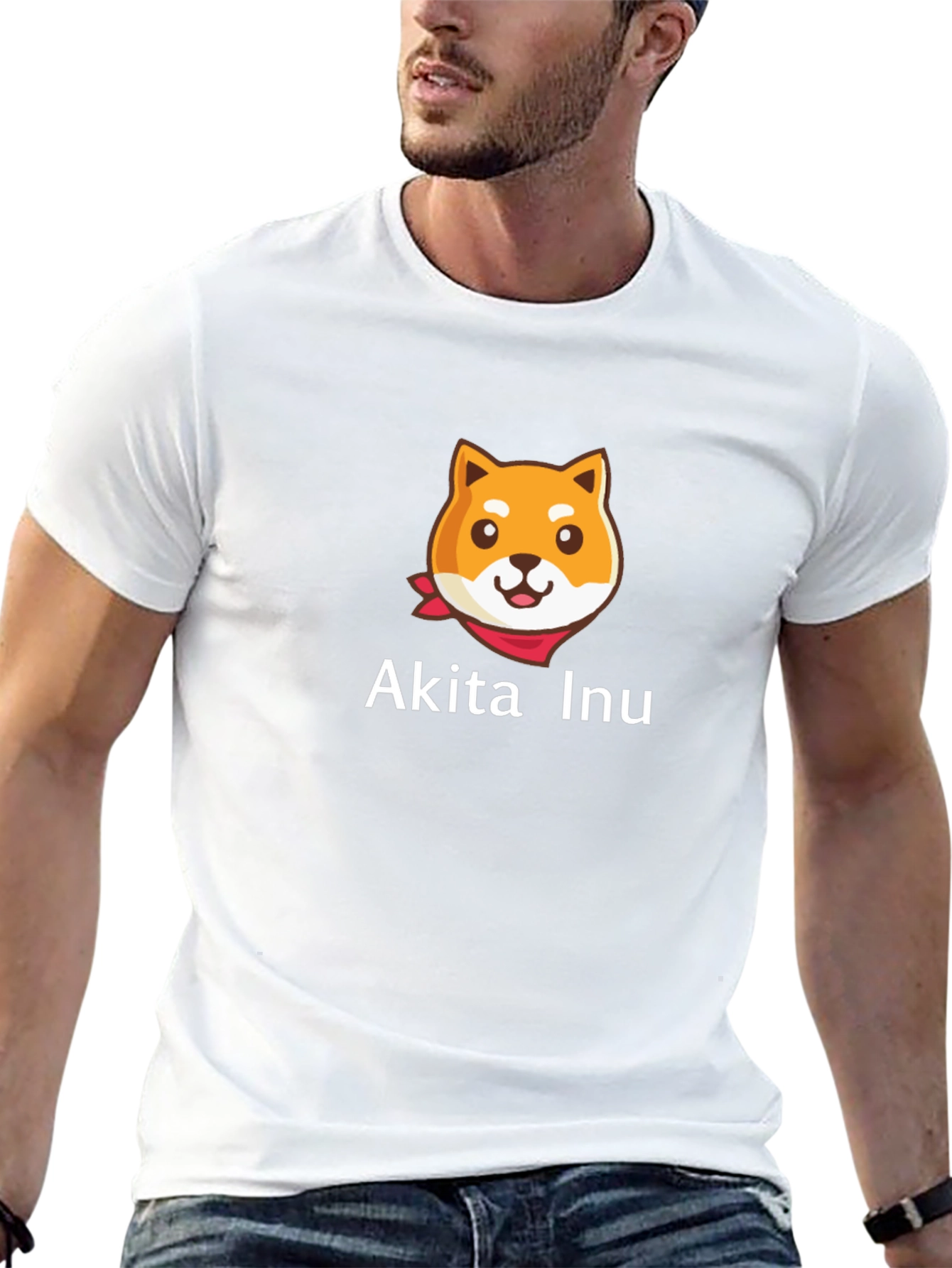 Akita Inu Dog T-Shirt - Black Graphic Tee
