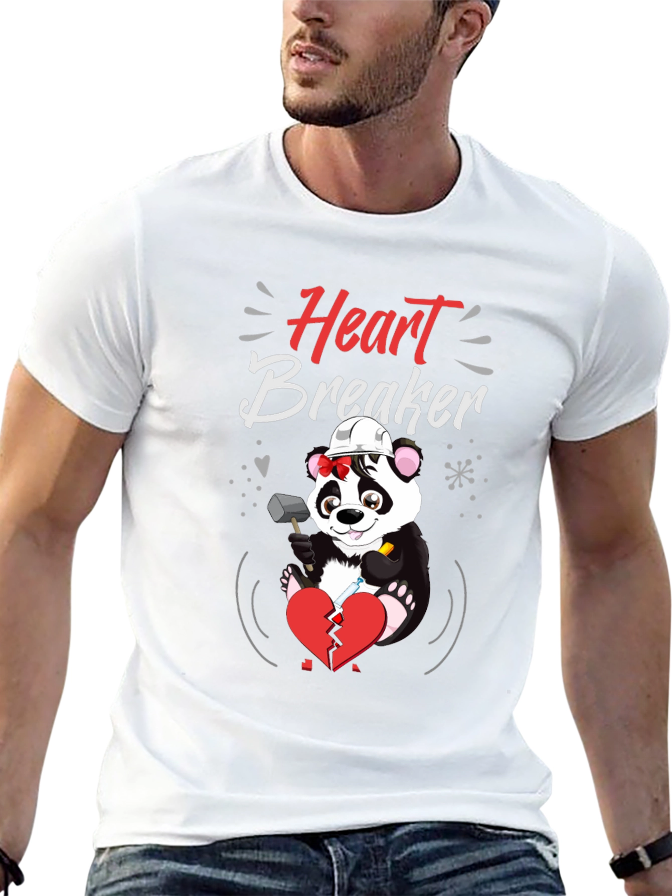 Heart Breaker Panda T-Shirt