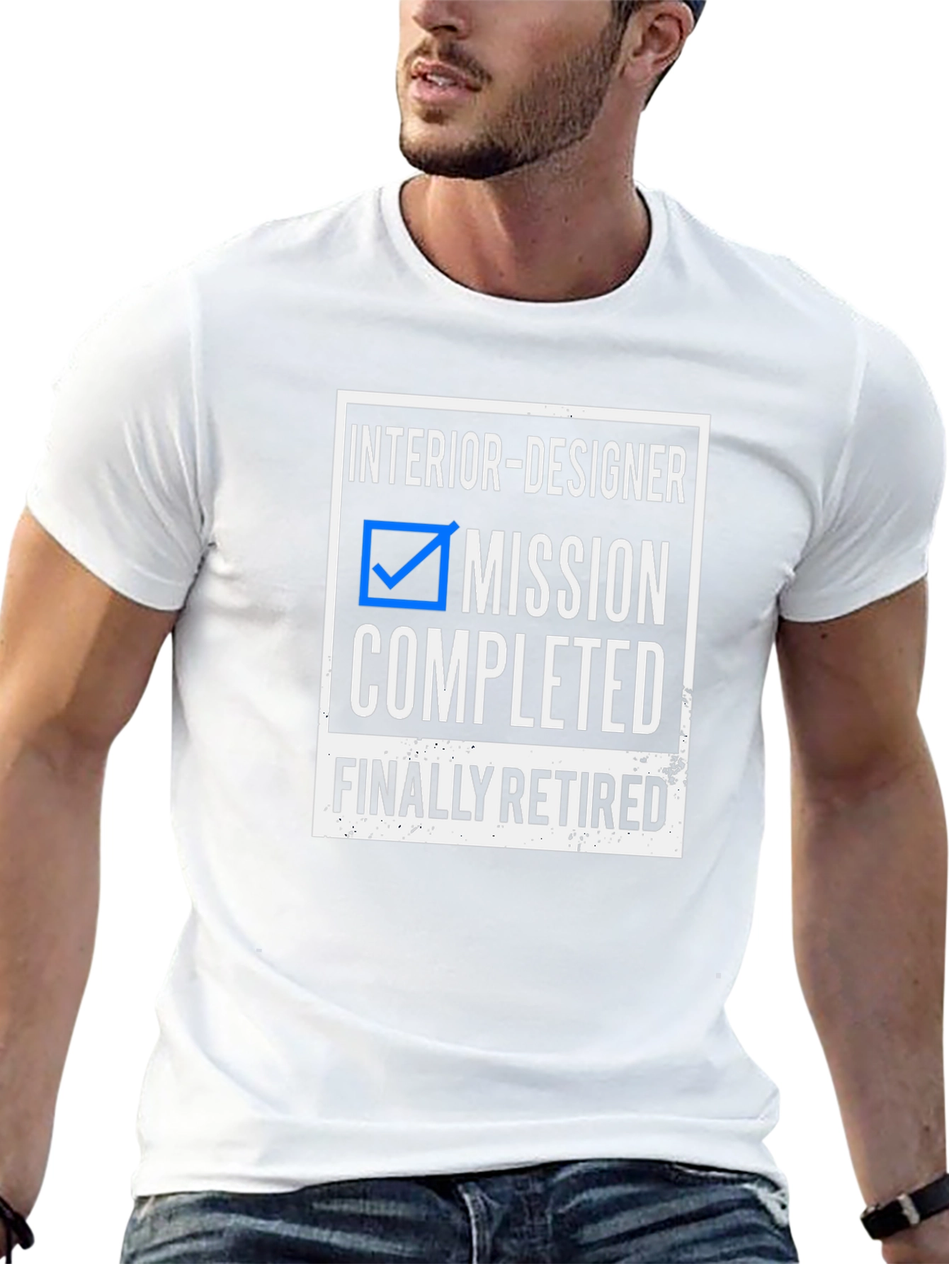 Interior Designer Mission Completed Retired T-Shirt