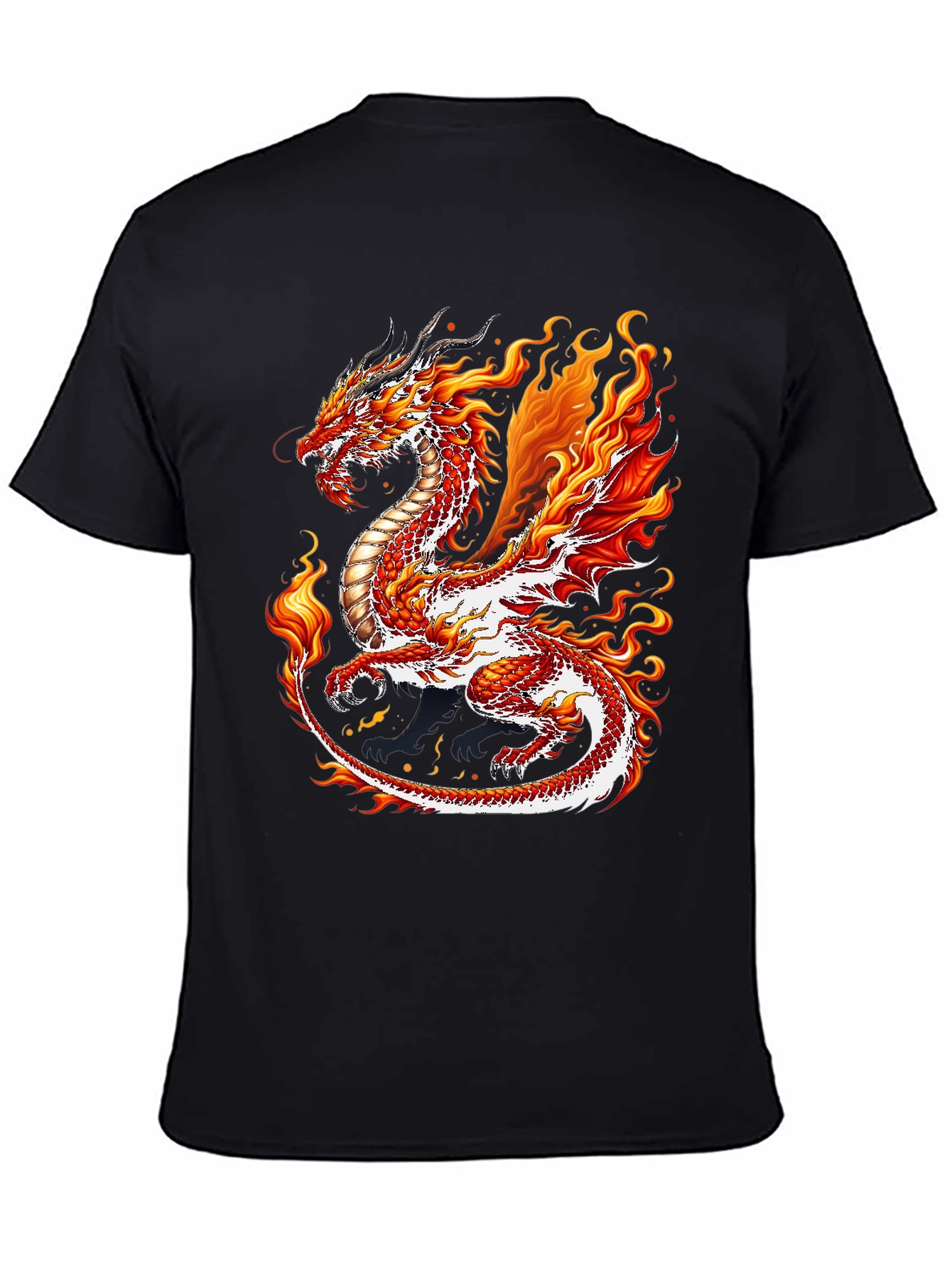 Fiery Dragon Graphic Tee
