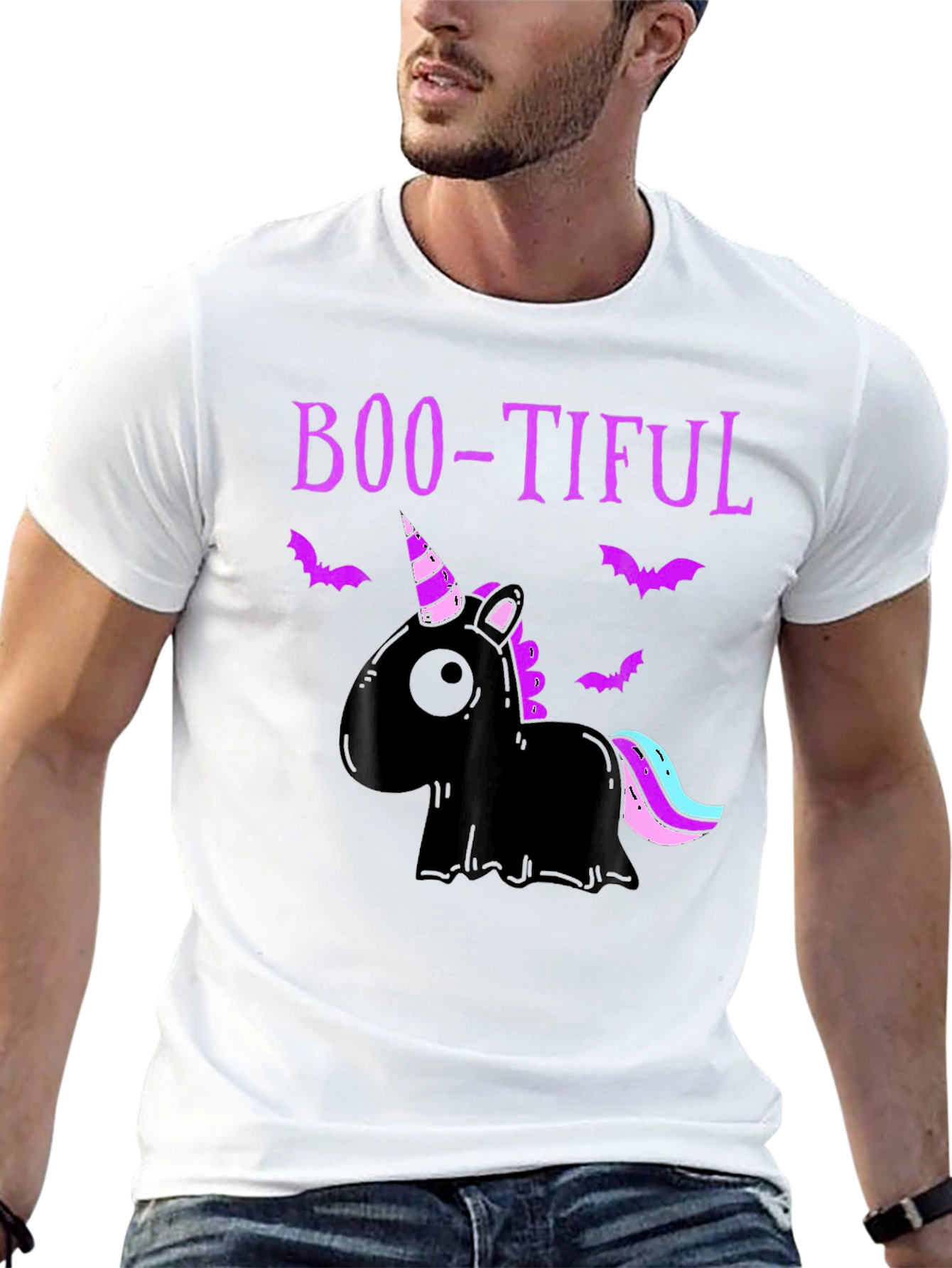 Boo-Tiful Halloween Unicorn Graphic Tee