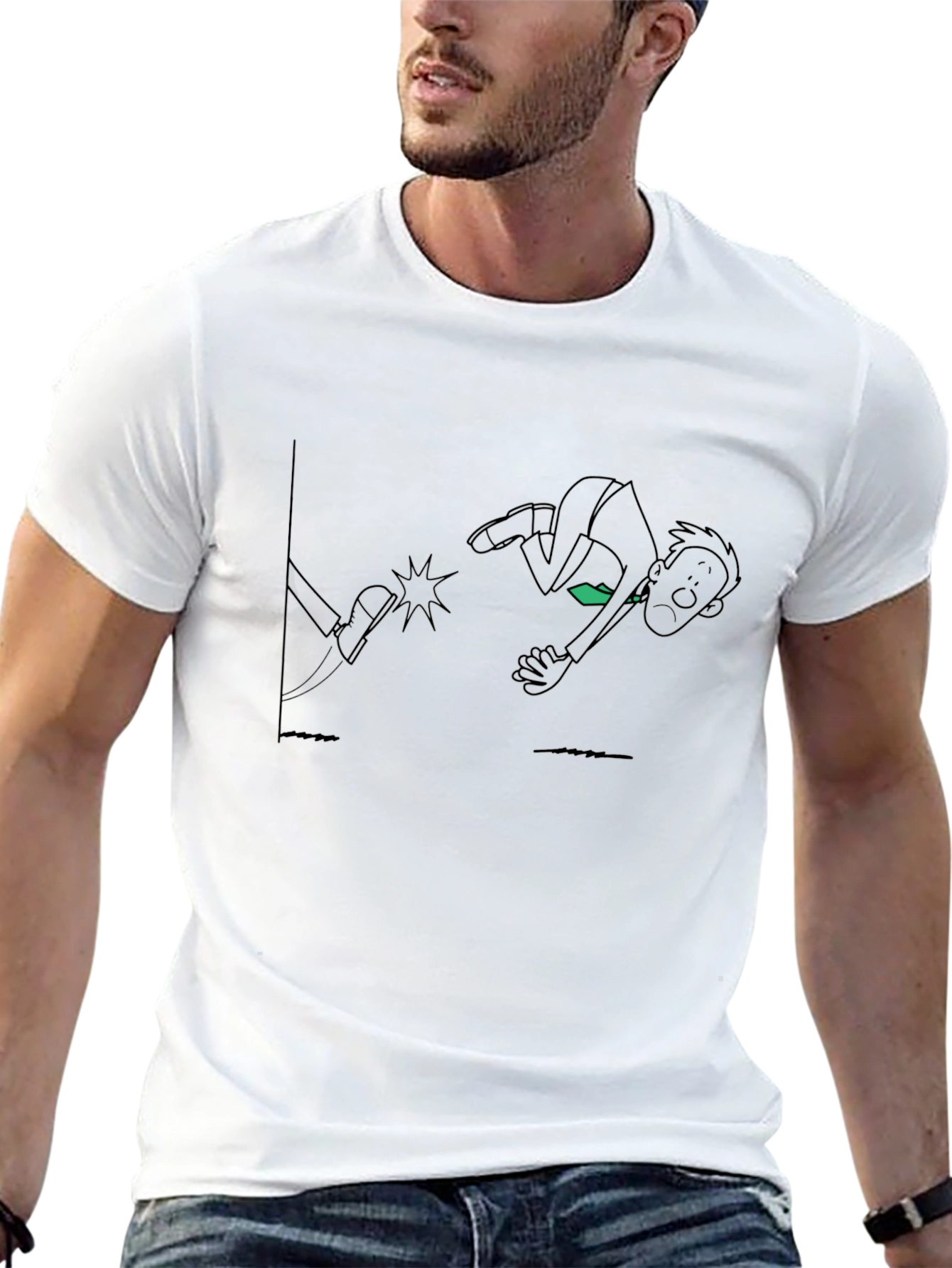Funny Cartoon Kick T-Shirt